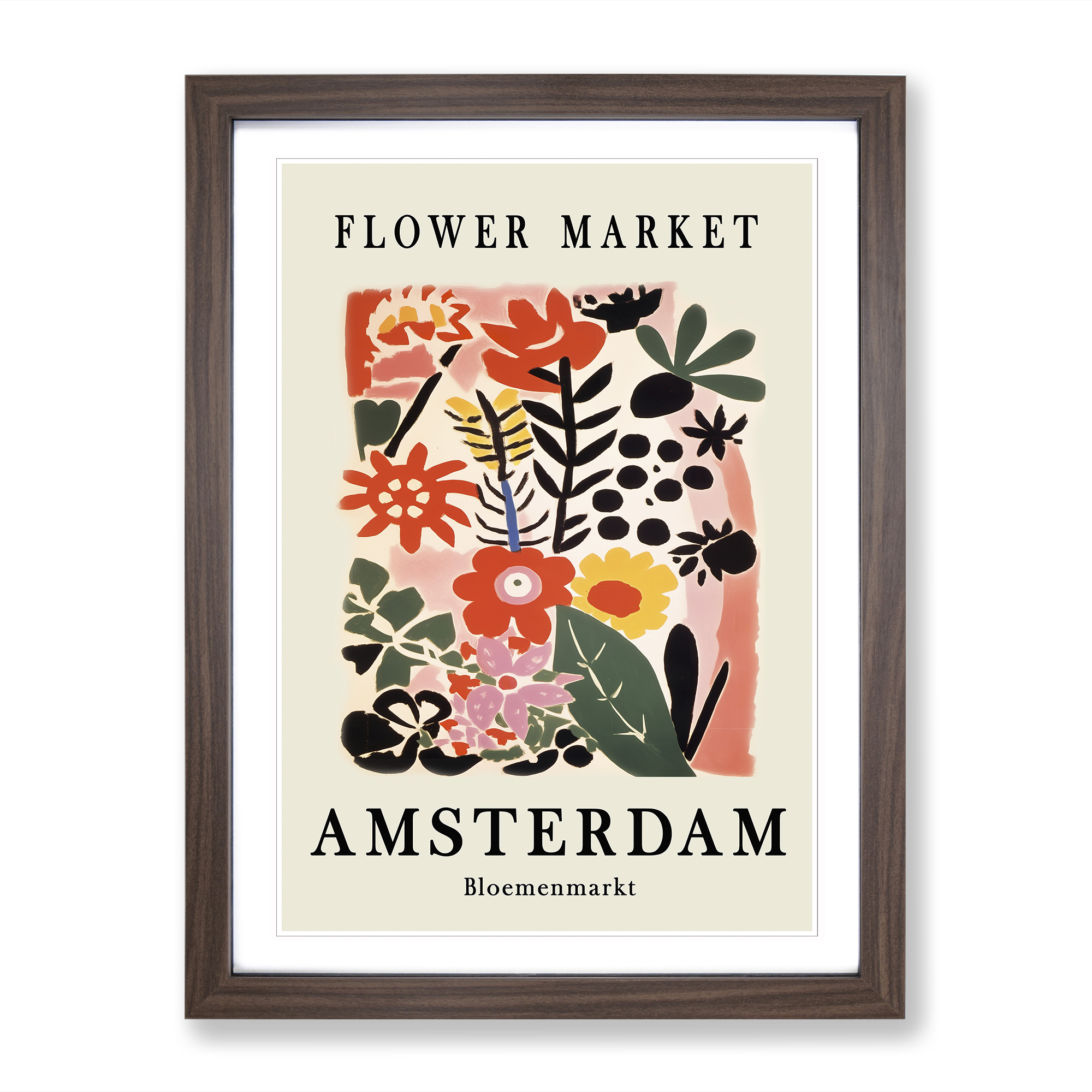 Amsterdam Flower Market No.4 Exhibition Framed Canvas Wall Art Print Picture - Picture 7 of 8