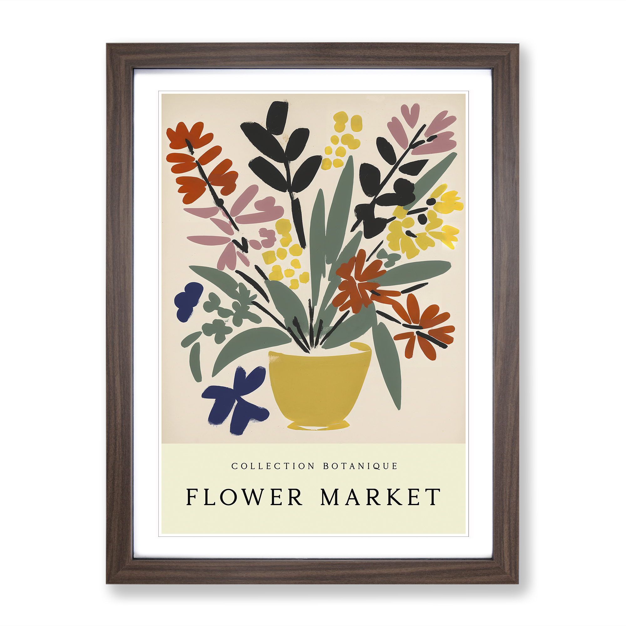 Collection Flower Market No.3 Exhibition Framed Canvas Wall Art Print Picture - Picture 7 of 8