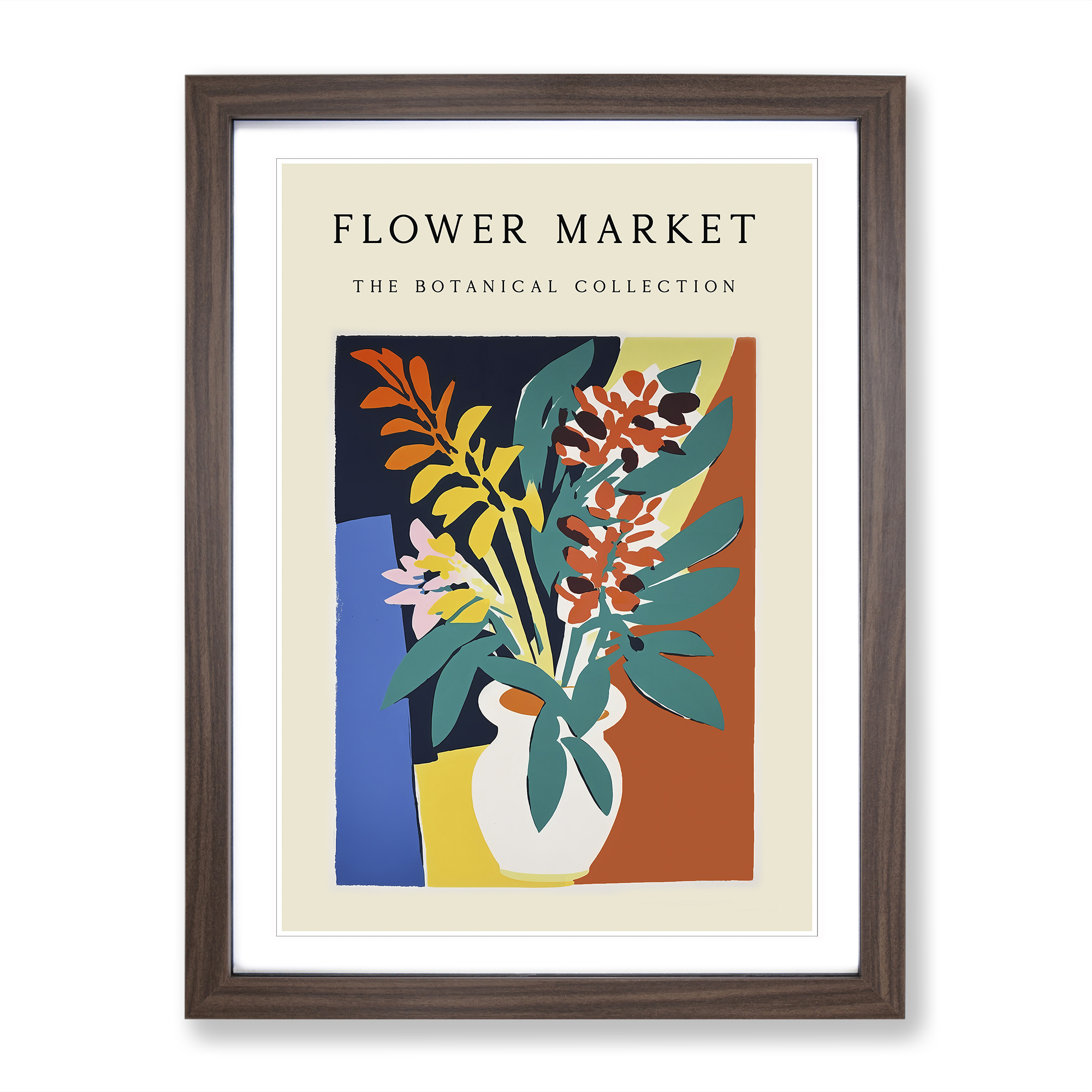 The Botanical Flower Market No.2 Exhibition Framed Canvas Wall Art Print Picture - Picture 7 of 8