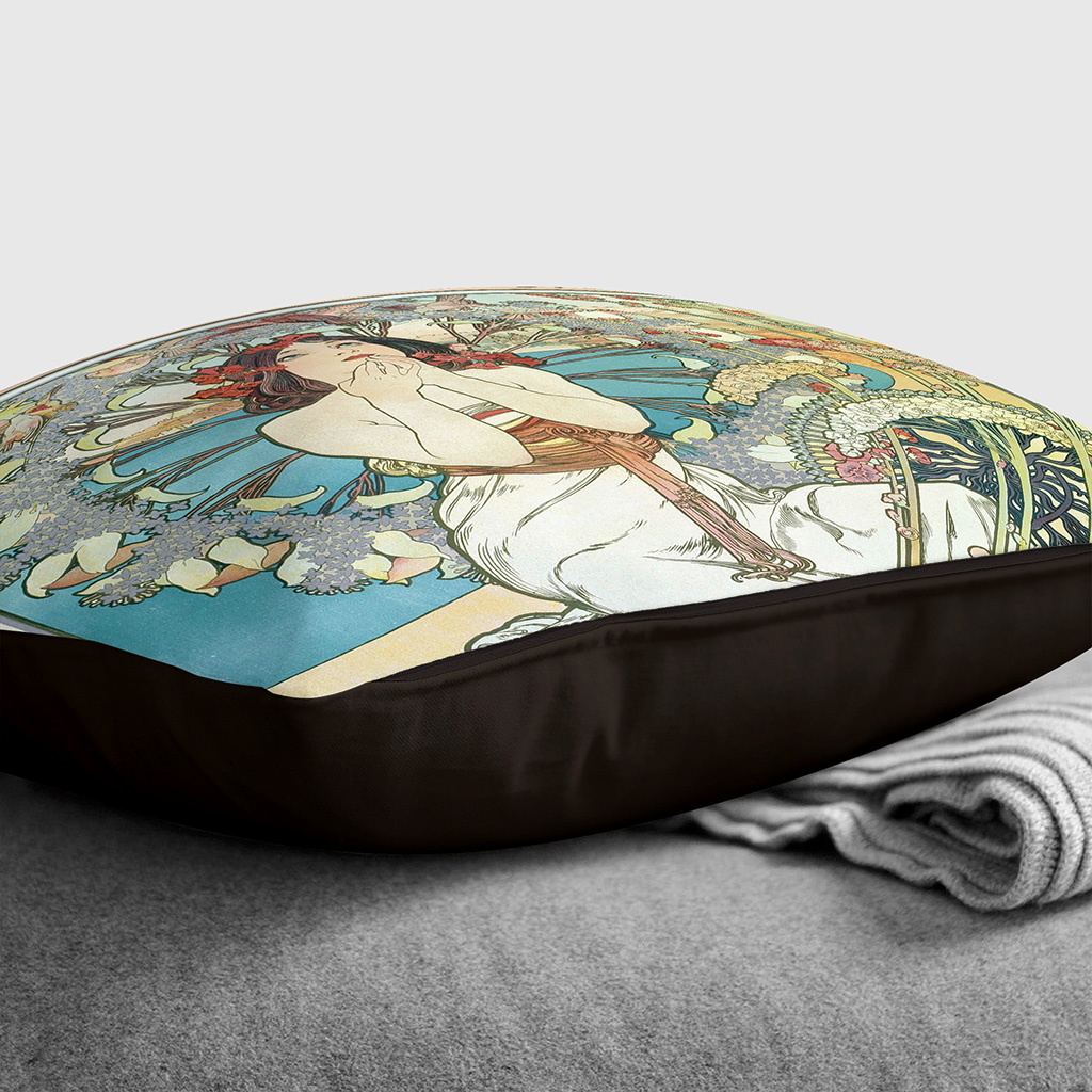 Plump Kissen Alphonse Mucha Monaco Monte Carlo Dekokissenbezug - Bild 11 von 13