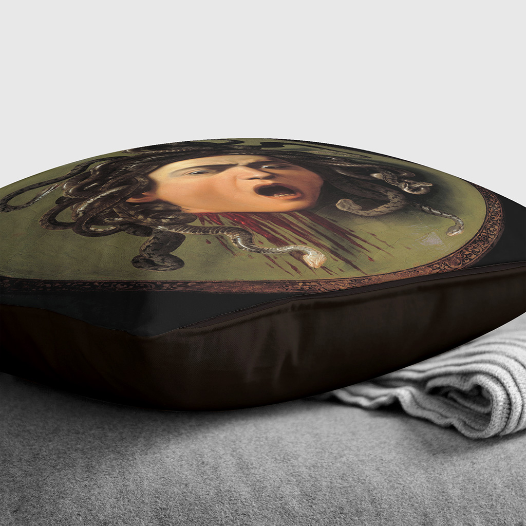 Plump Cushion Michelangelo Caravaggio The Head of Medusa Scatter Throw Pillow - Picture 11 of 13