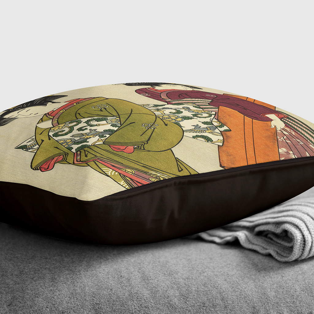 Plump Cushion Geisha Japanese Oriental Scatter Throw Pillow Case Cover Filled - Picture 11 of 13