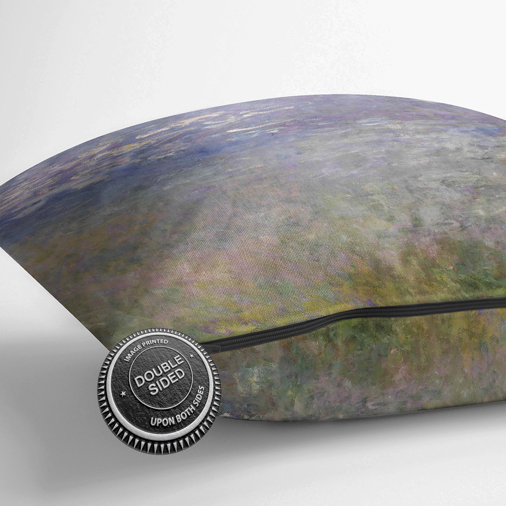 Cuscino paffuto Claude Monet Ninfee n.4 copricuscino imbottito - Foto 13 di 13