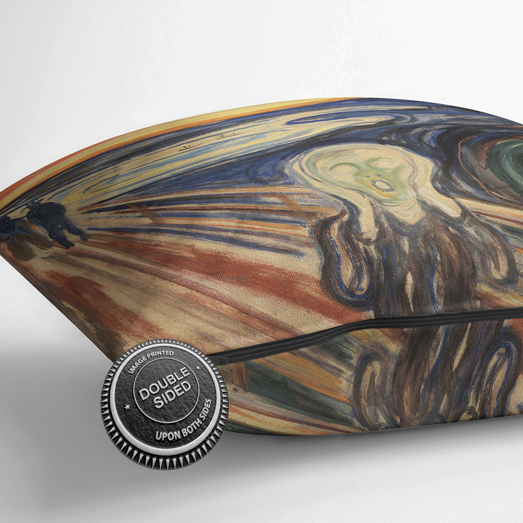Plump Kissen Edvard Munch The Scream Dekokissenhülle Bezug gefüllt - Bild 13 von 13