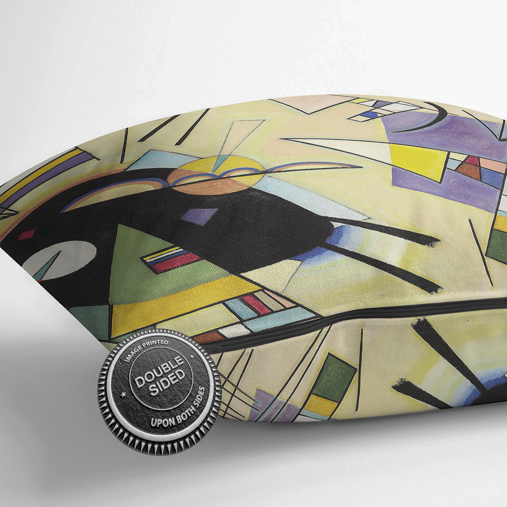Funda de almohada rellena de cojín grueso Wassily Kandinski abstracto dispersión - Imagen 13 de 13