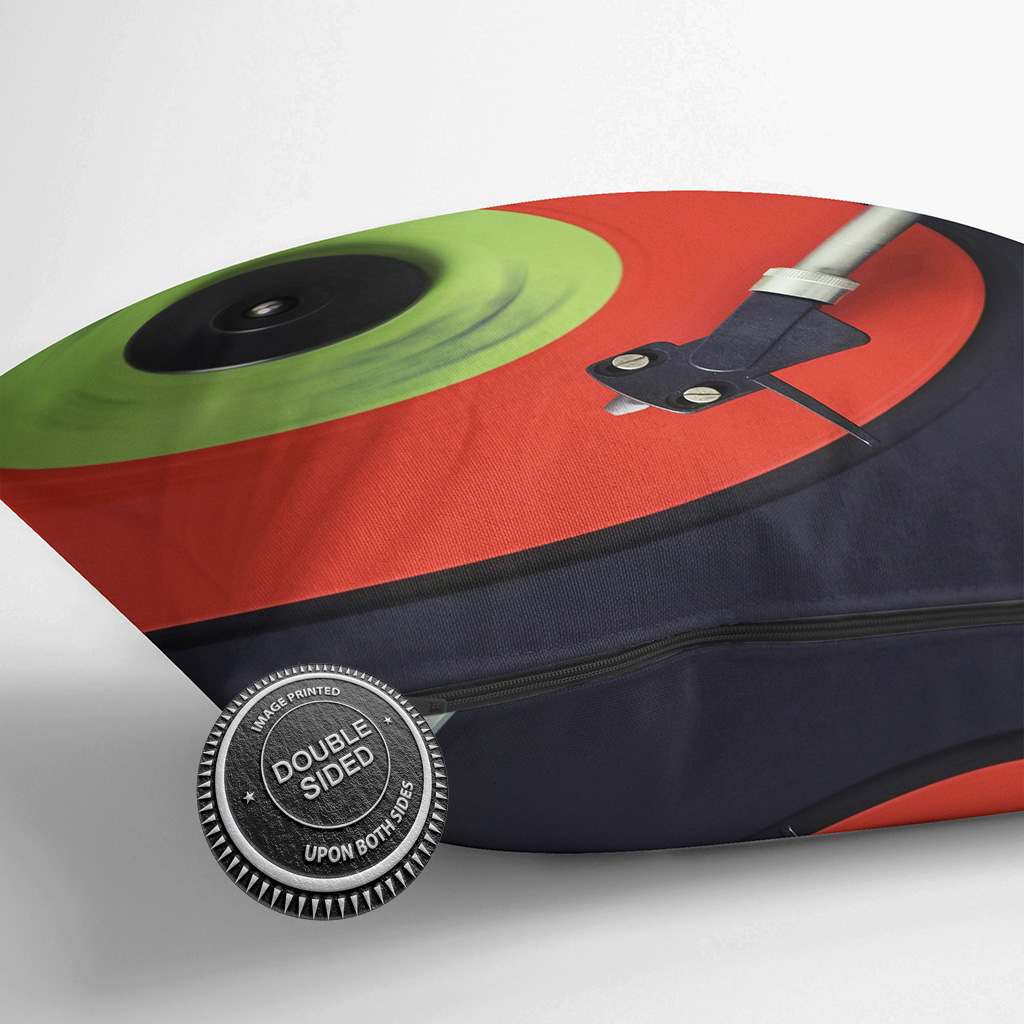 Funda de almohada rellena cojín giratorio vinilo suave dispersión - Imagen 13 de 13