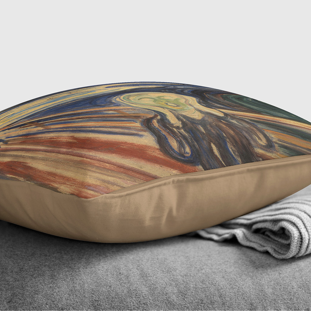 Plump Kissen Edvard Munch The Scream Dekokissenhülle Bezug gefüllt - Bild 9 von 13