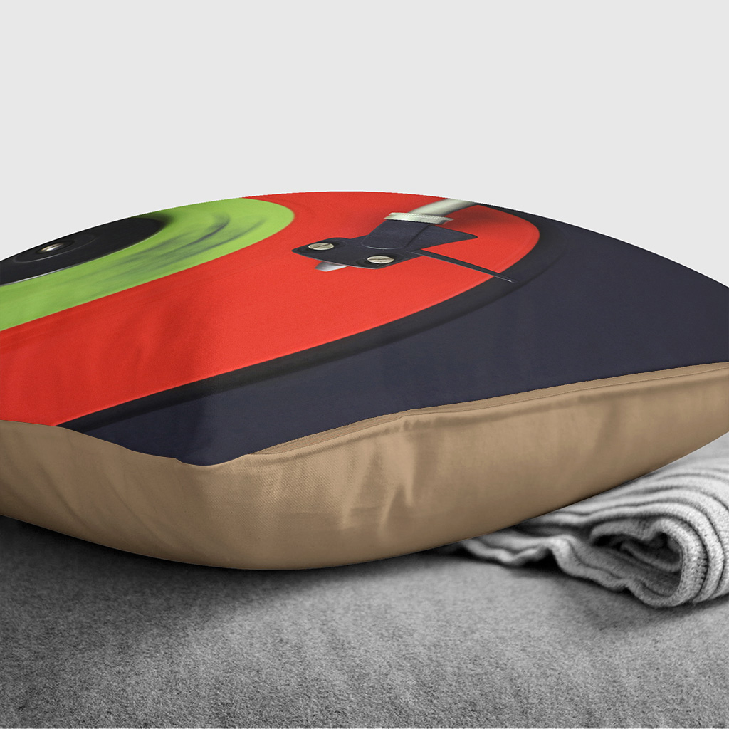Funda de almohada rellena cojín giratorio vinilo suave dispersión - Imagen 9 de 13