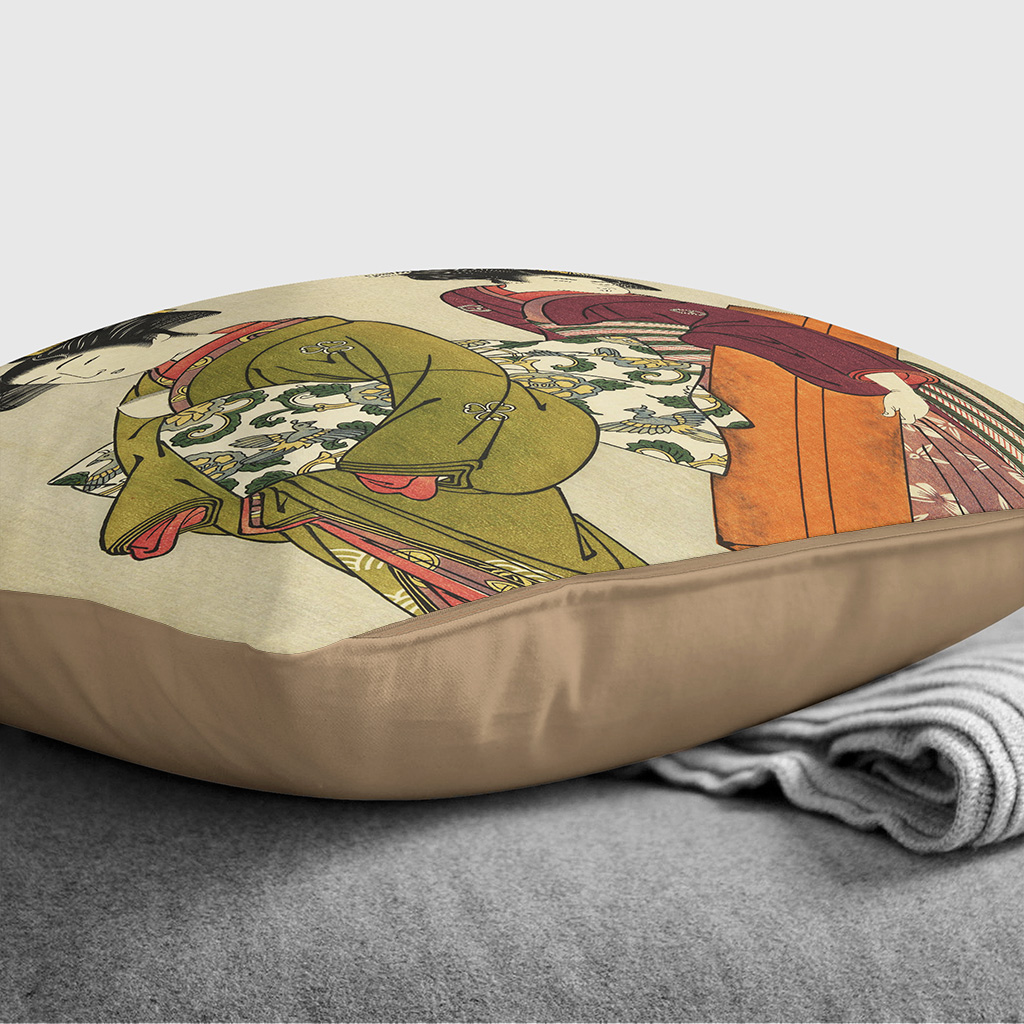 Plump Cushion Geisha Japanese Oriental Scatter Throw Pillow Case Cover Filled - Picture 9 of 13
