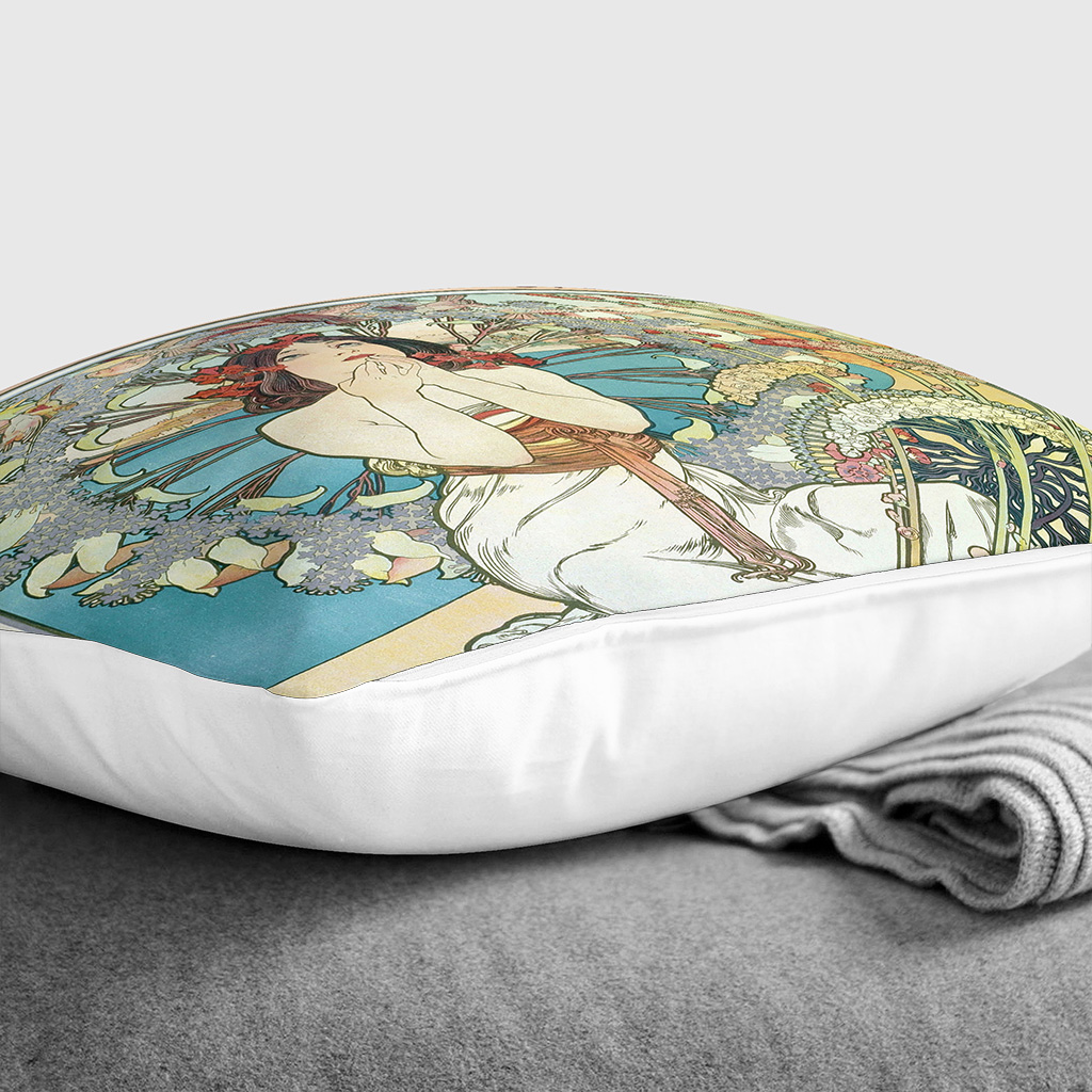 Plump Kissen Alphonse Mucha Monaco Monte Carlo Dekokissenbezug - Bild 7 von 13