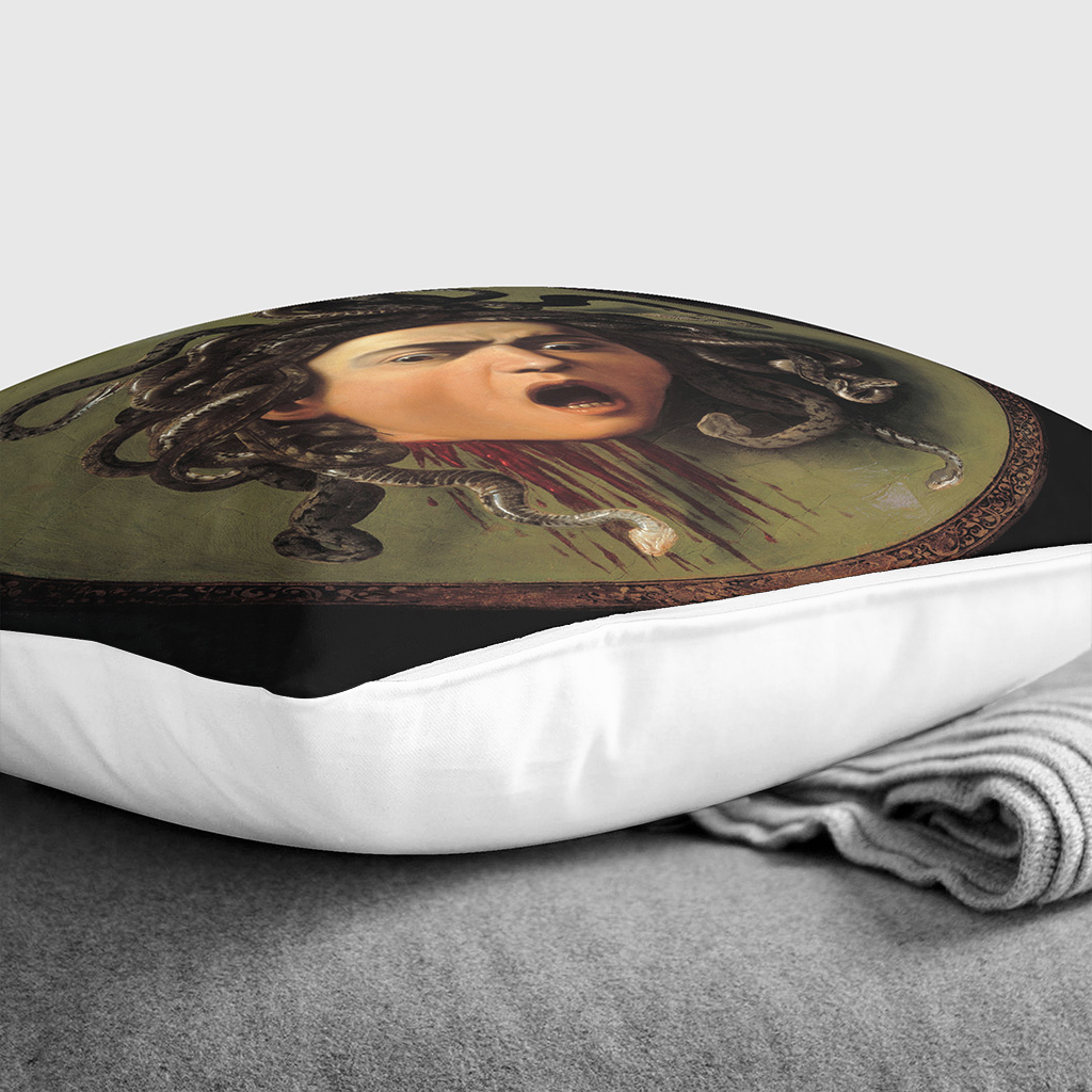 Plump Cushion Michelangelo Caravaggio The Head of Medusa Scatter Throw Pillow - Picture 7 of 13