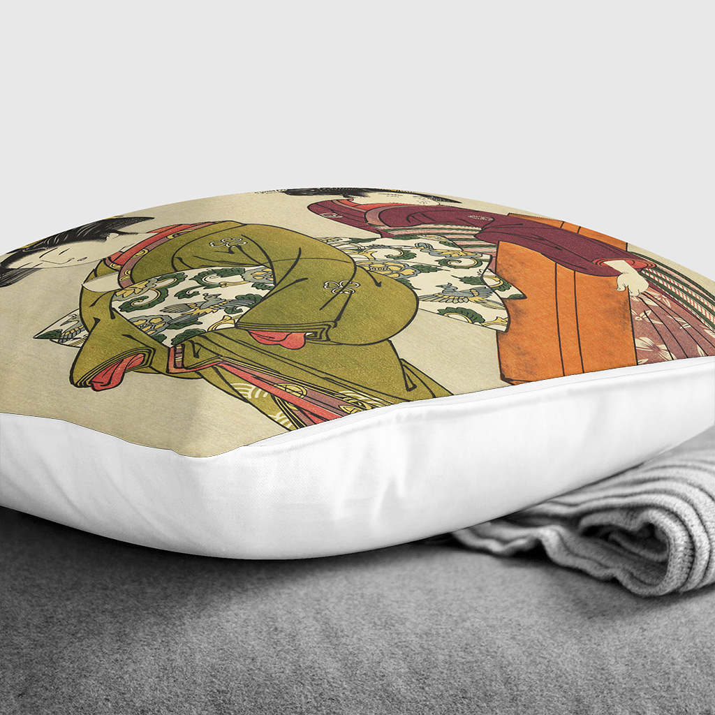 Plump Cushion Geisha Japanese Oriental Scatter Throw Pillow Case Cover Filled - Picture 7 of 13