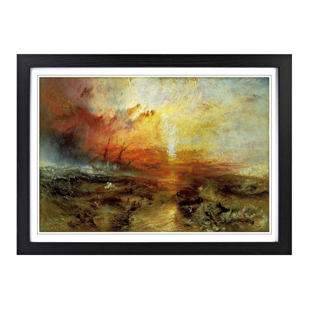 J.M.W. Turner The Slave Ship Wall Art Print Framed Canvas Picture Poster Decor - Picture 5 of 7
