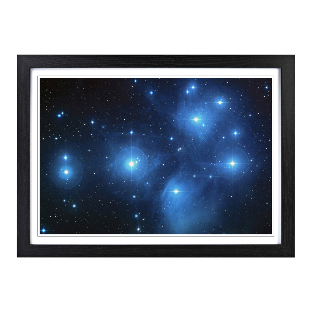 The Pleiades Star Cluster Space Wall Art Print Framed Canvas Picture Poster - Picture 5 of 7