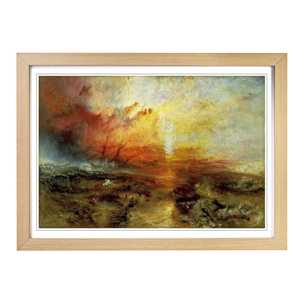 J.M.W. Turner The Slave Ship Wall Art Print Framed Canvas Picture Poster Decor - Picture 6 of 7