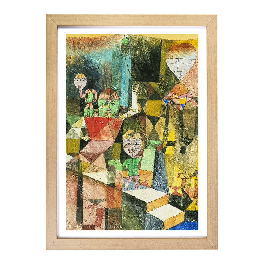 Paul Klee Einführung in das Wunder gerahmte Wandkunst Poster Druck Leinwandbild - Bild 6 von 7