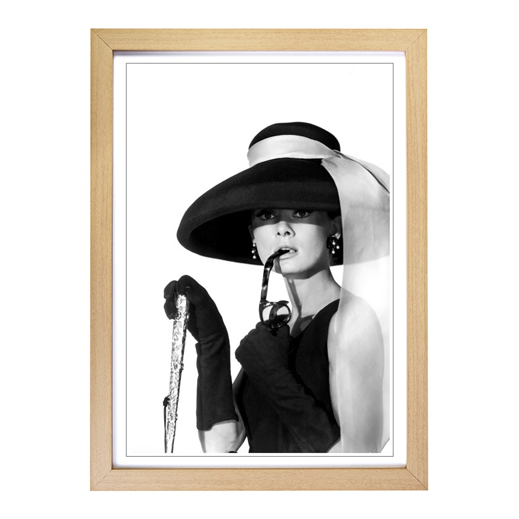 Audrey Hepburn (8) Wall Art Print Framed Canvas Picture Poster Decor Living Room - Picture 6 of 7