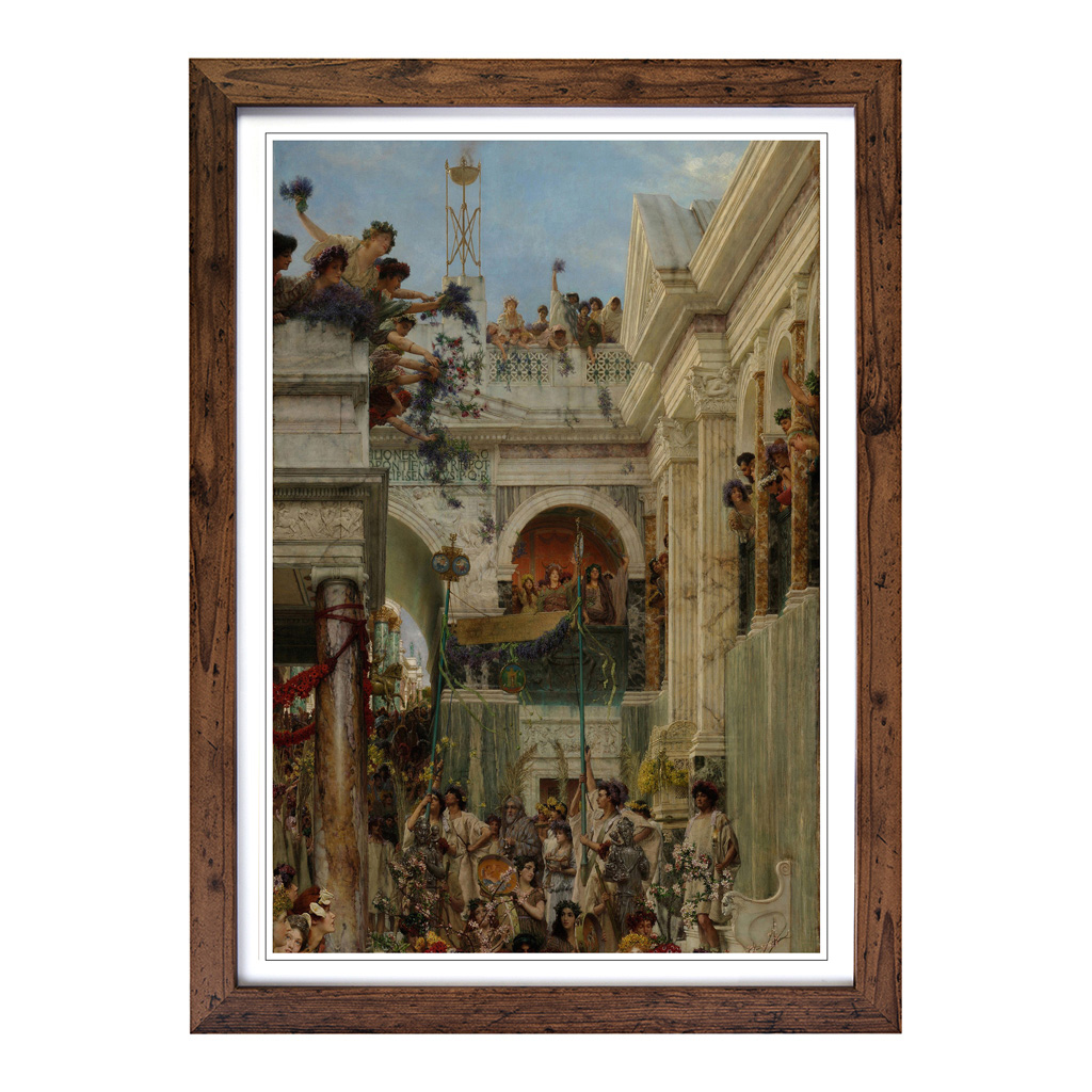 Impresión de arte de pared de primavera Lawrence Alma-Tadema enmarcada lienzo cuadro póster decoración - Imagen 7 de 7