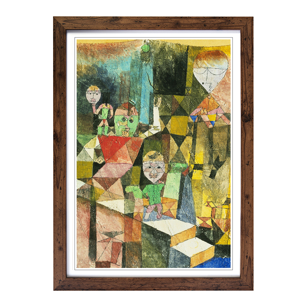 Paul Klee Einführung in das Wunder gerahmte Wandkunst Poster Druck Leinwandbild - Bild 7 von 7