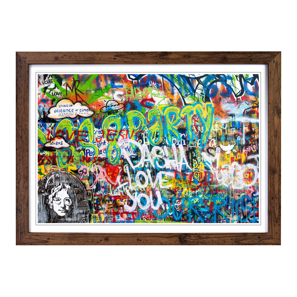 Graffiti (2) Wall Art Print Framed Canvas Picture Poster Decor Living Room - Picture 7 of 7