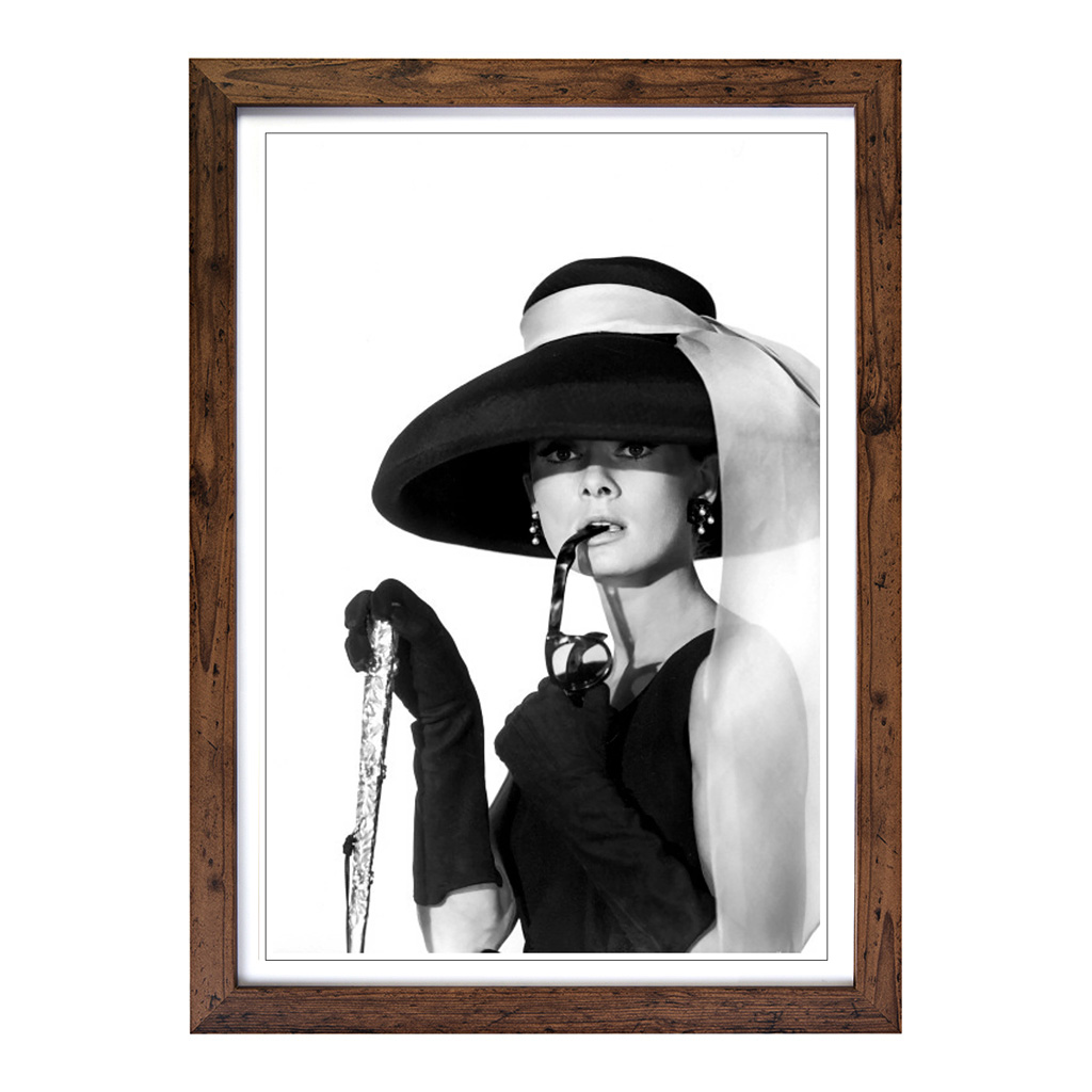 Audrey Hepburn (8) Wall Art Print Framed Canvas Picture Poster Decor Living Room - Picture 7 of 7
