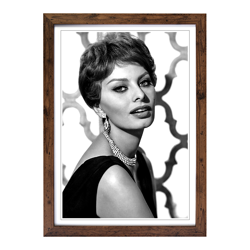 Sophia Loren Wall Art Print Framed Canvas Picture Poster Decor Living Room - Picture 7 of 7