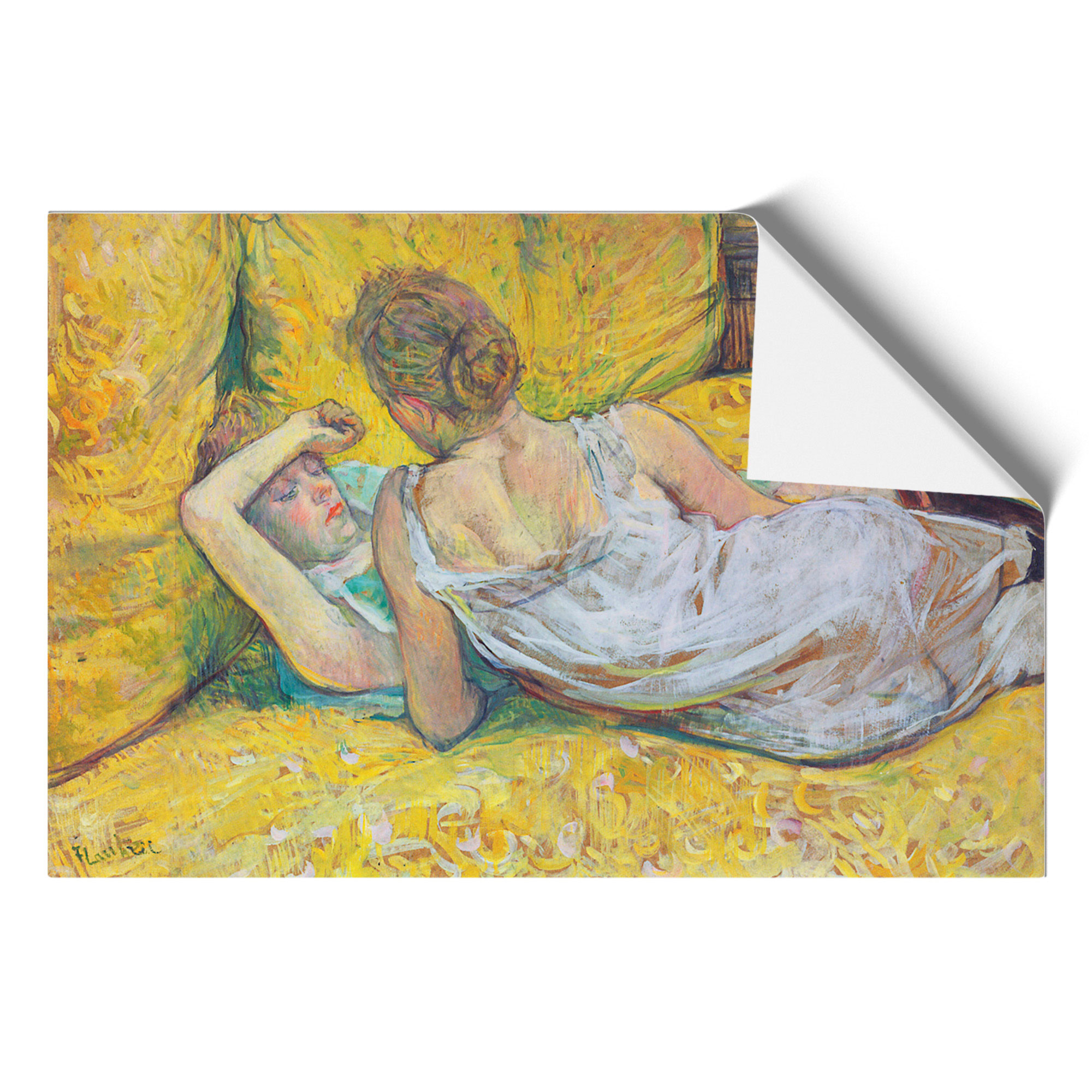 Abandonment By Henri De Toulouse-Lautrec Wall Art Print Framed Picture Poster - Picture 9 of 9