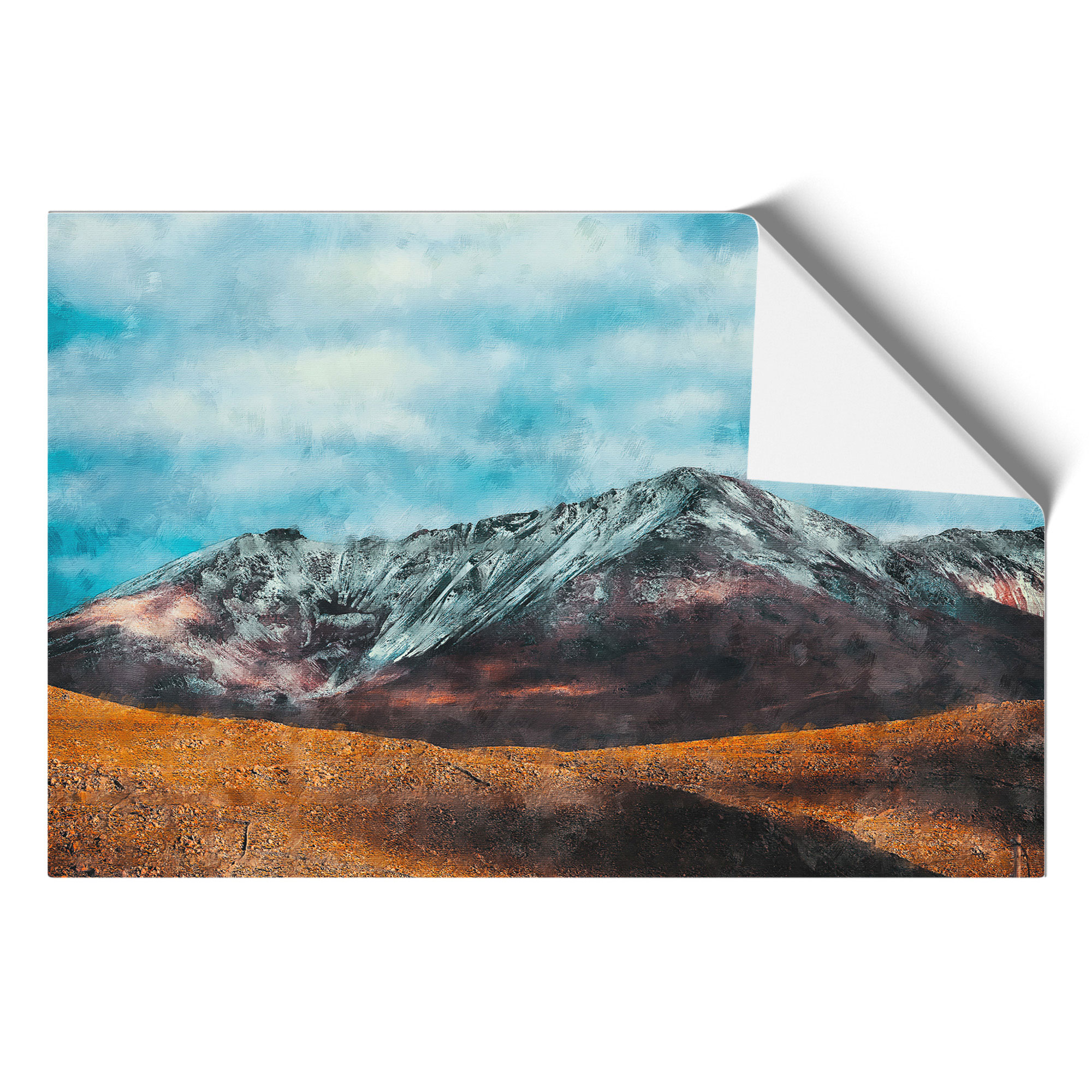 Chacaltaya Berg in Bolivien gerahmte Leinwand Wandkunst Poster Druck Bild - Bild 9 von 9