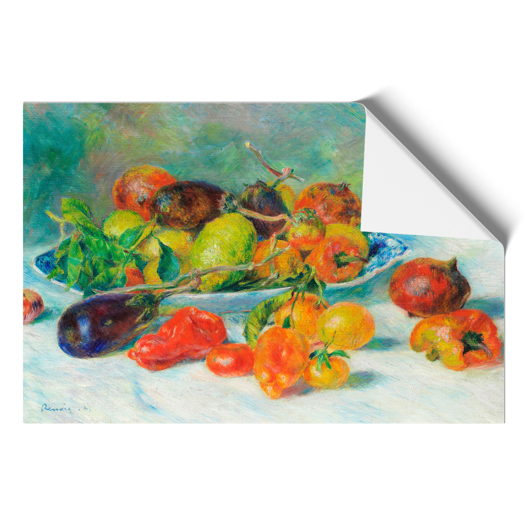 Still Life With Fruits Vol.4 By Pierre-Auguste Renoir Wall Art Print Framed - Picture 9 of 9