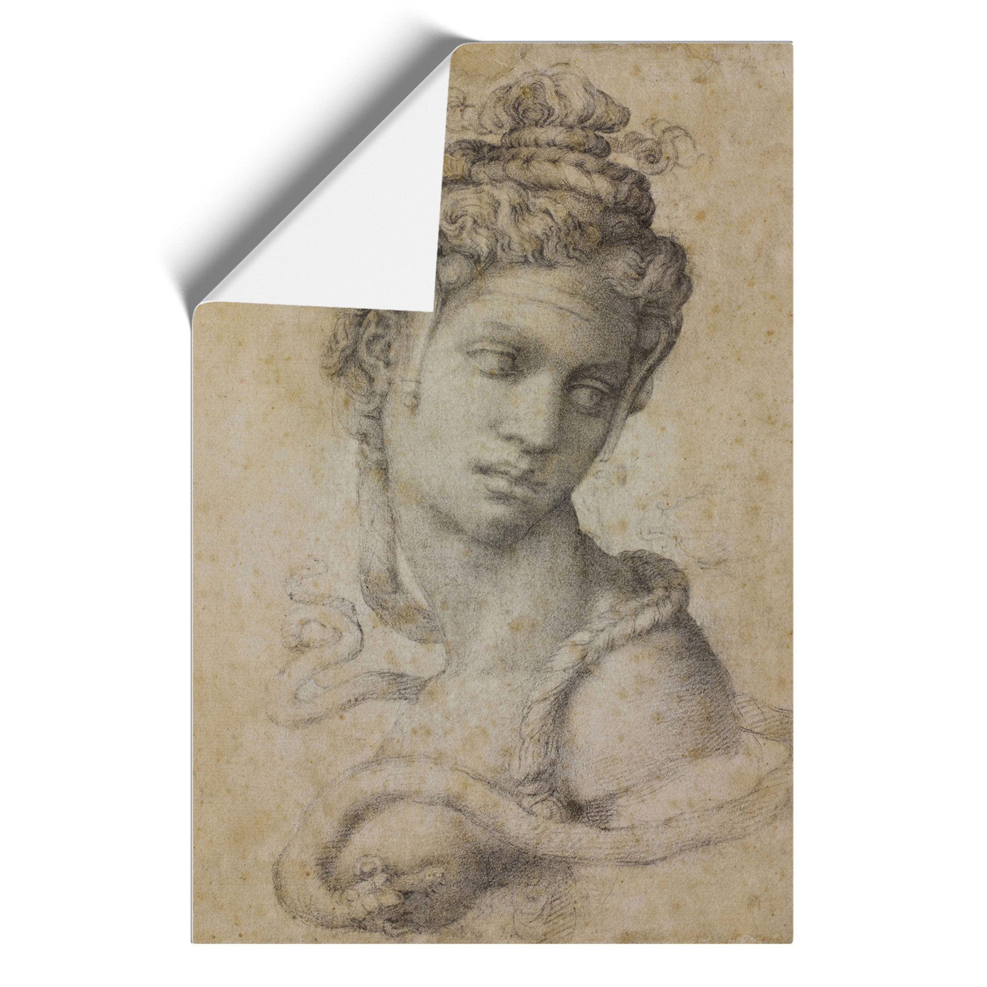 Impresión de arte de pared Cleopatra de Miguel Ángel enmarcada lienzo cuadro póster decoración - Imagen 9 de 9