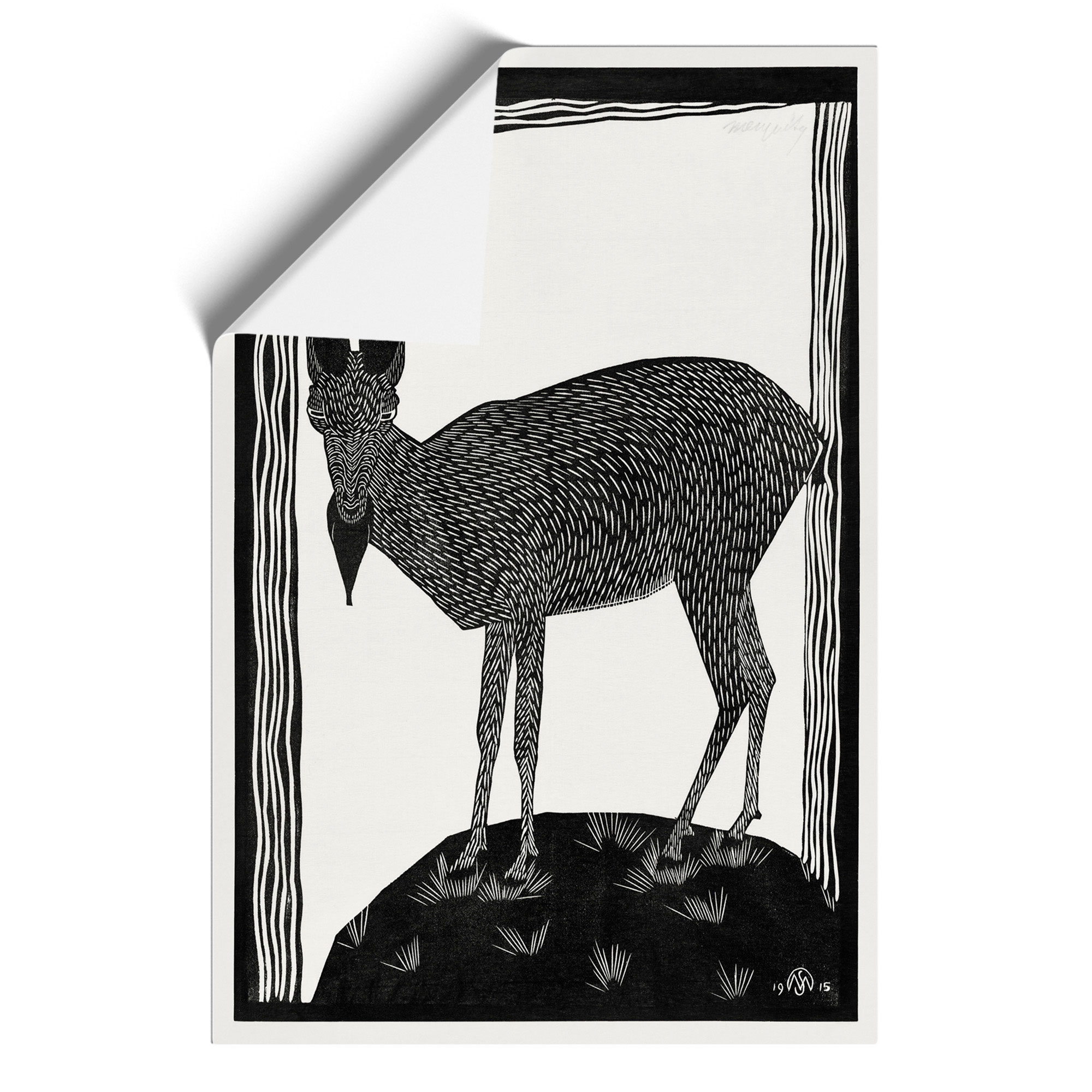 Markhor Goat Vol.1 von Samuel De Mesquita Wandbilddruck gerahmtes Bild Poster - Bild 9 von 9