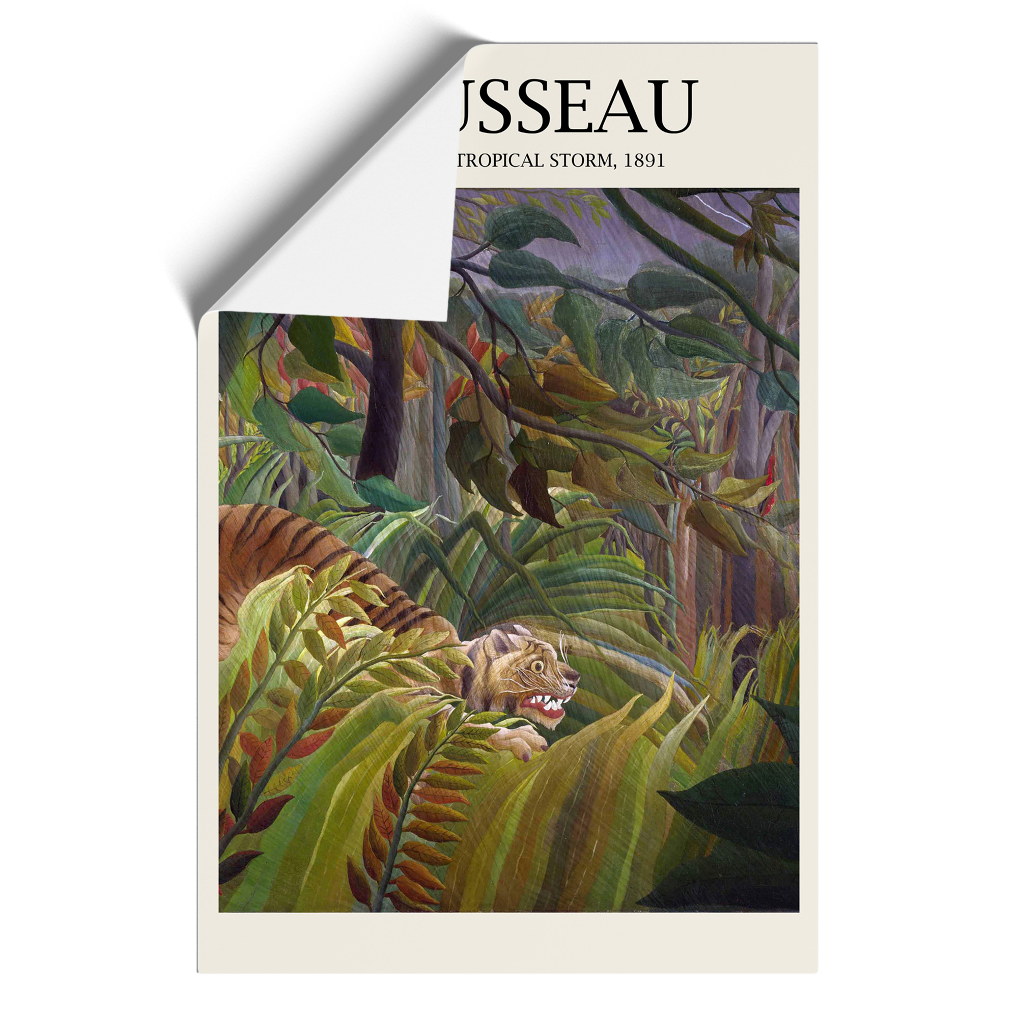 Surprise By Henri Rousseau Wall Art Print Framed Canvas Picture Poster ...