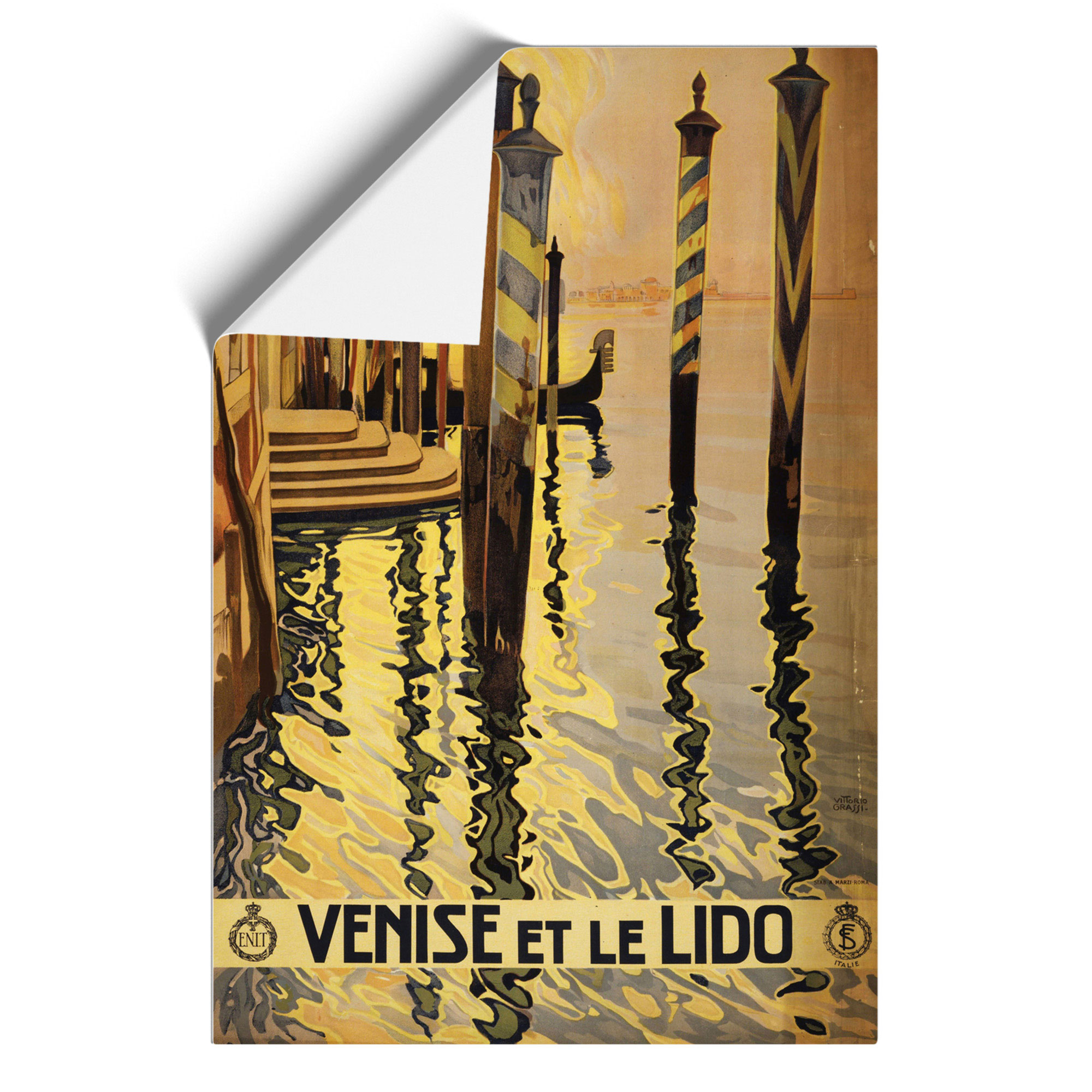 Cuadro póster impresión arte pared lienzo enmarcado vintage Travel Venice Vol.1 - Imagen 9 de 9