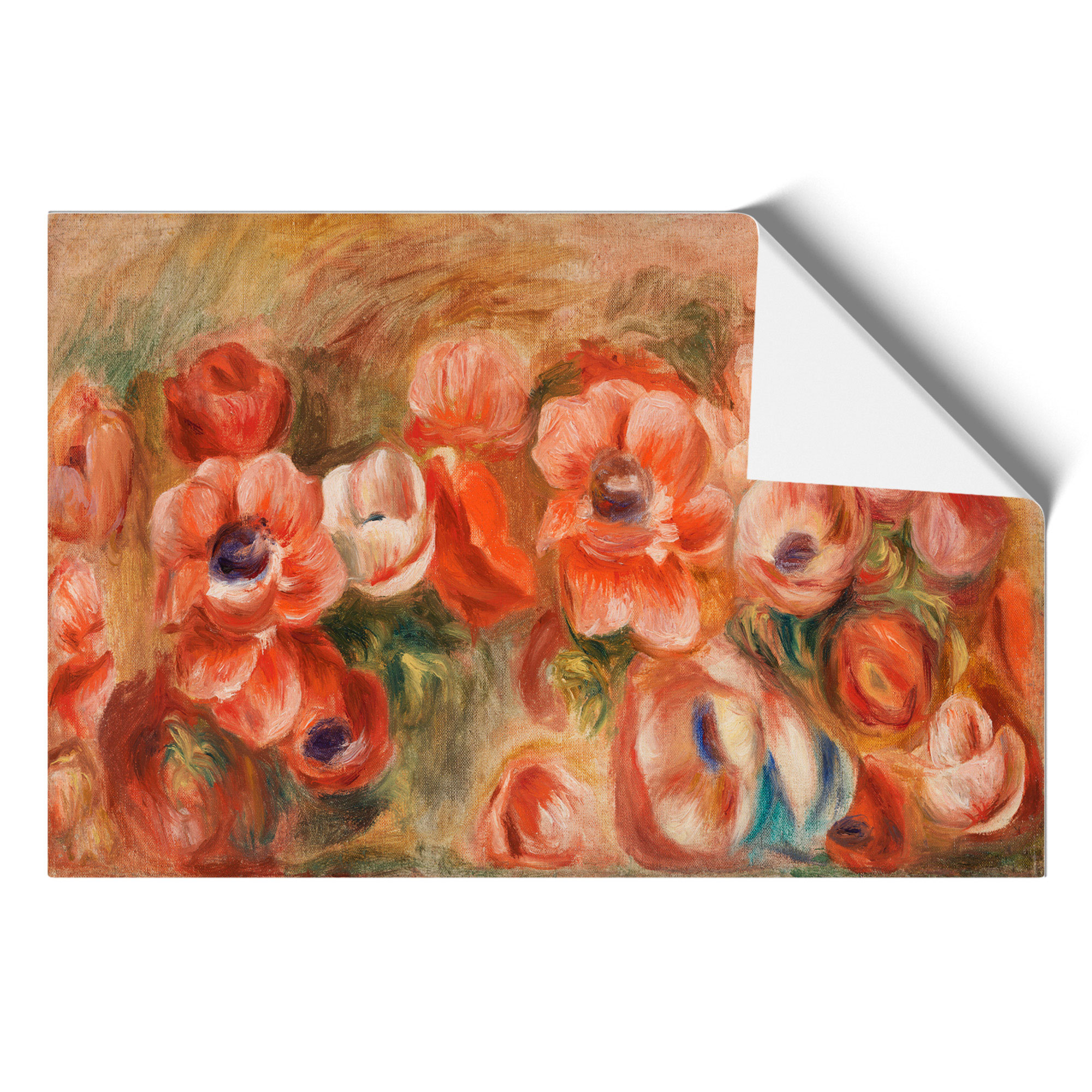Anemones By Pierre-Auguste Renoir Wall Art Print Framed Canvas Picture Poster - Picture 9 of 9