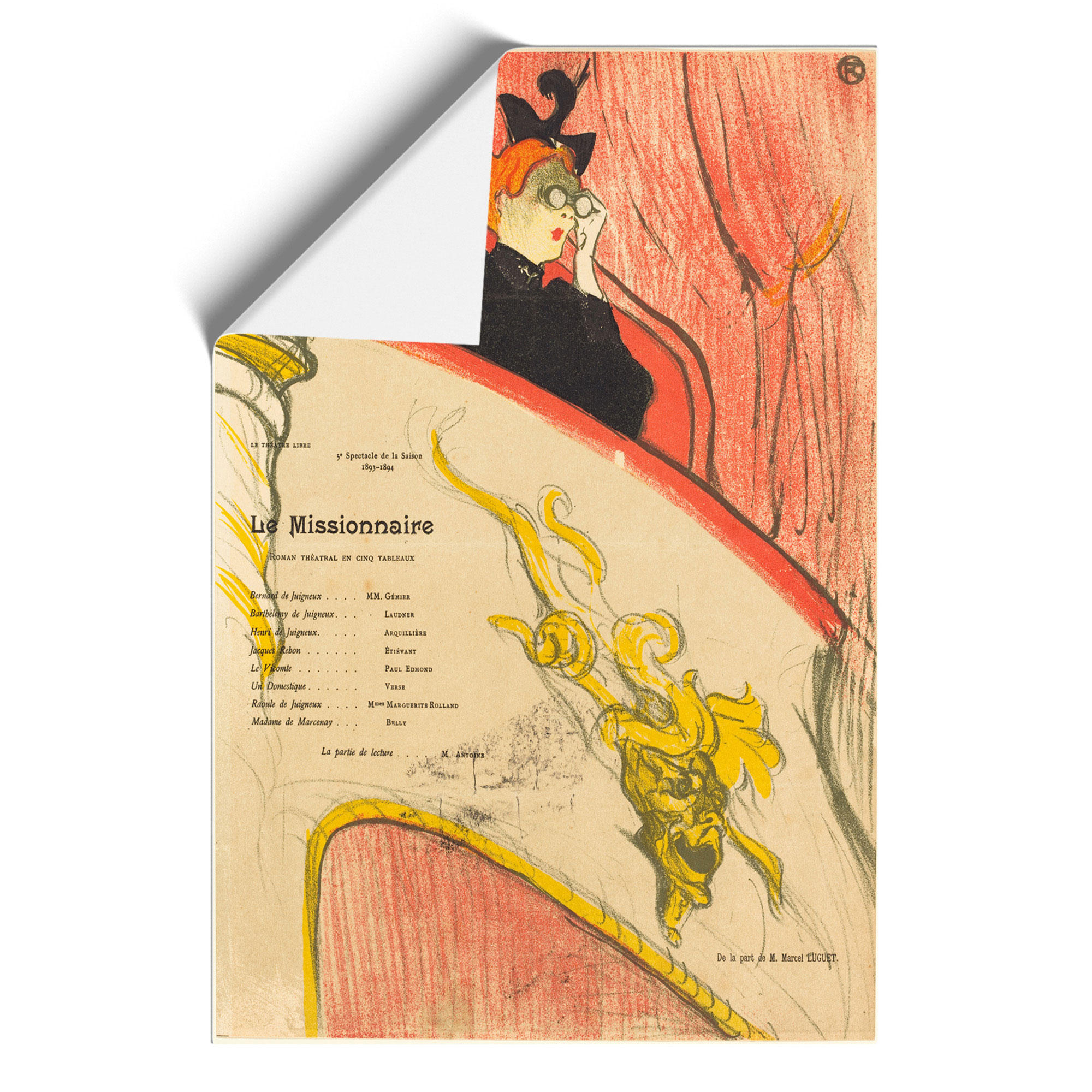 Le Missionnaire By Henri De Toulouse-Lautrec Wall Art Print Framed Picture - Picture 9 of 9