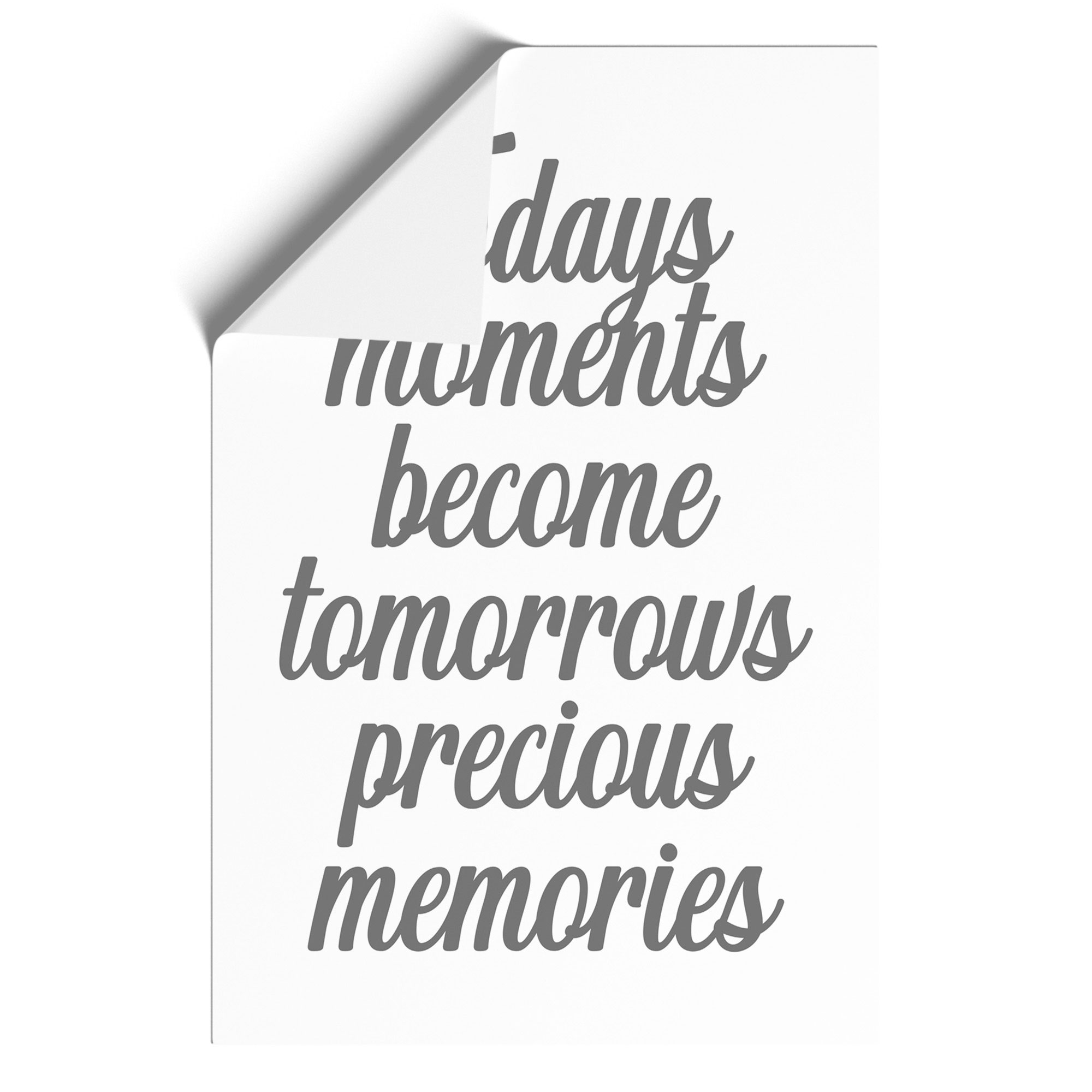 Precious Memories Typography Wall Art Print Framed Canvas Picture Poster Decor - Picture 9 of 9