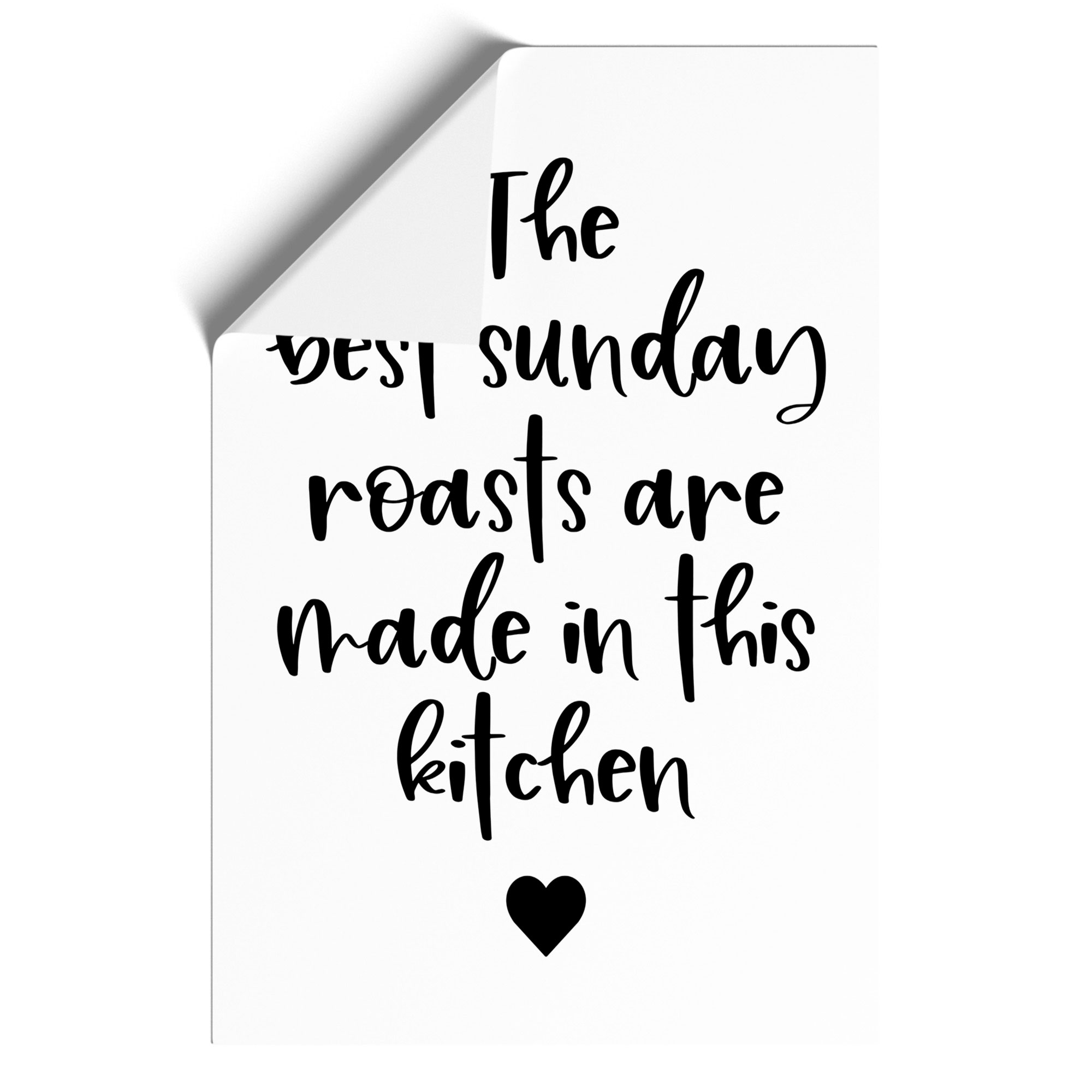 Sunday Roasts Typography Wall Art Print Framed Canvas Picture Poster Decor - Picture 9 of 9