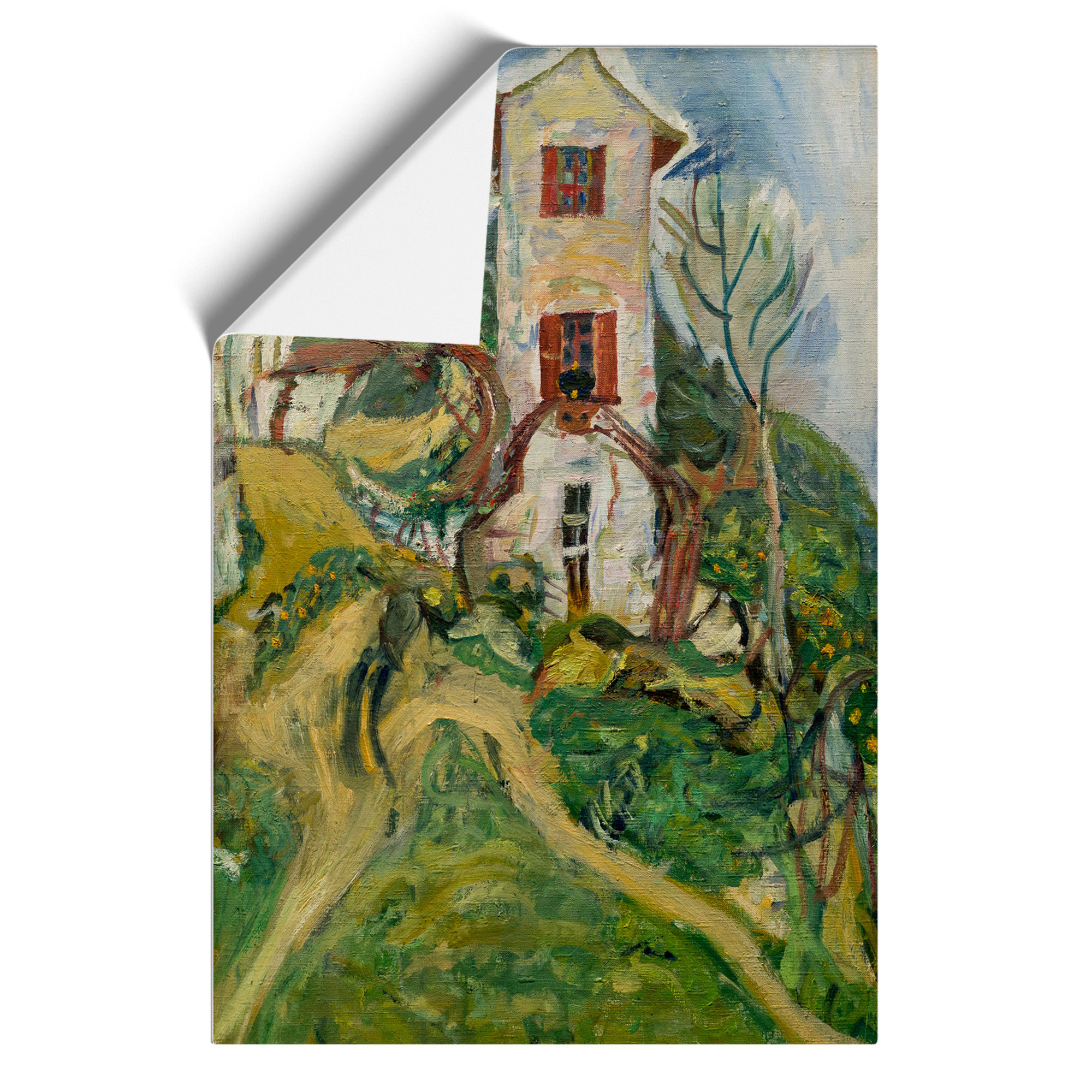 The White House By Chaim Soutine Wall Art Print Framed Canvas Picture Poster - Picture 9 of 9