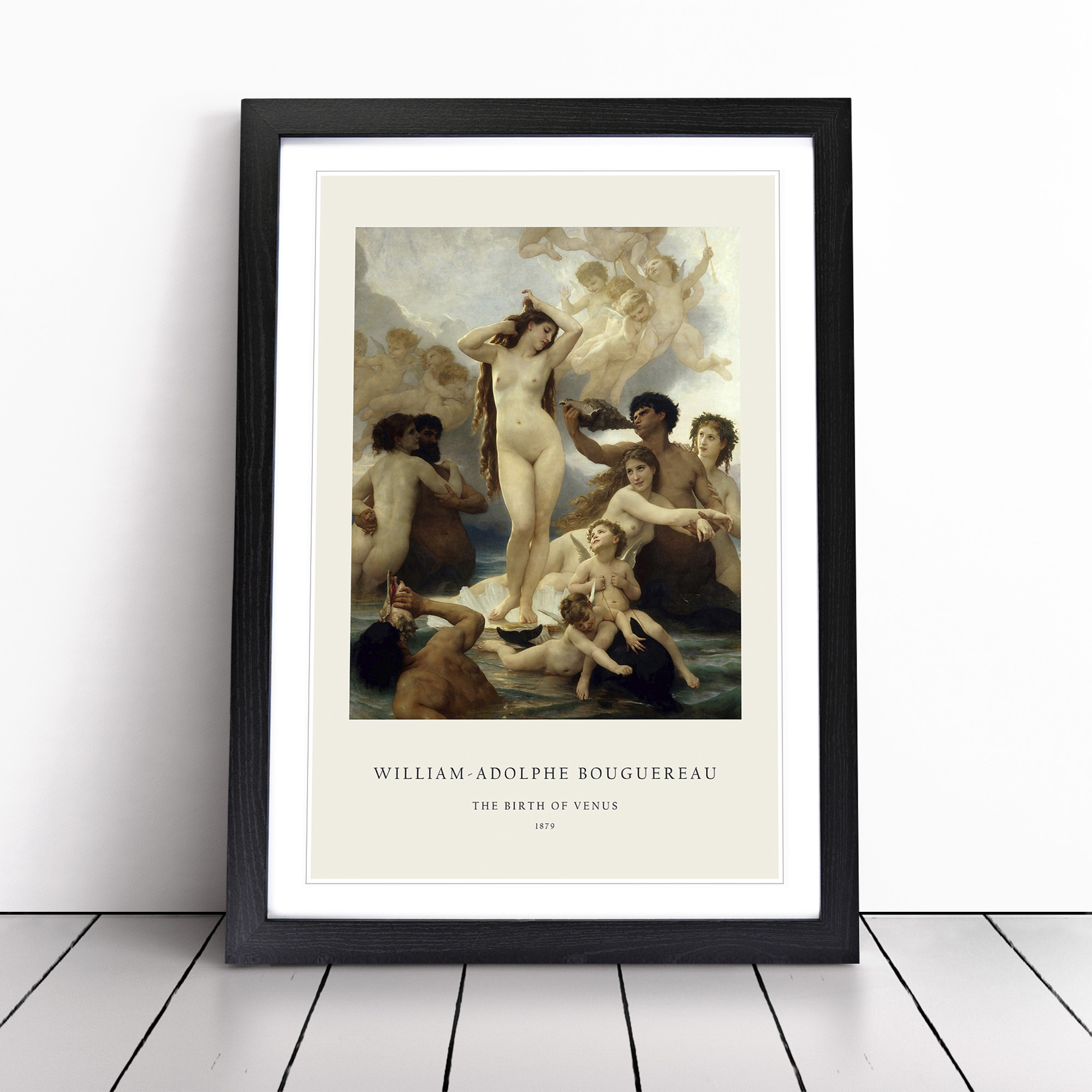 Die Geburt der Venus William-Adolphe Bouguereau Ausstellung gerahmter Wandkunstdruck - Bild 6 von 9