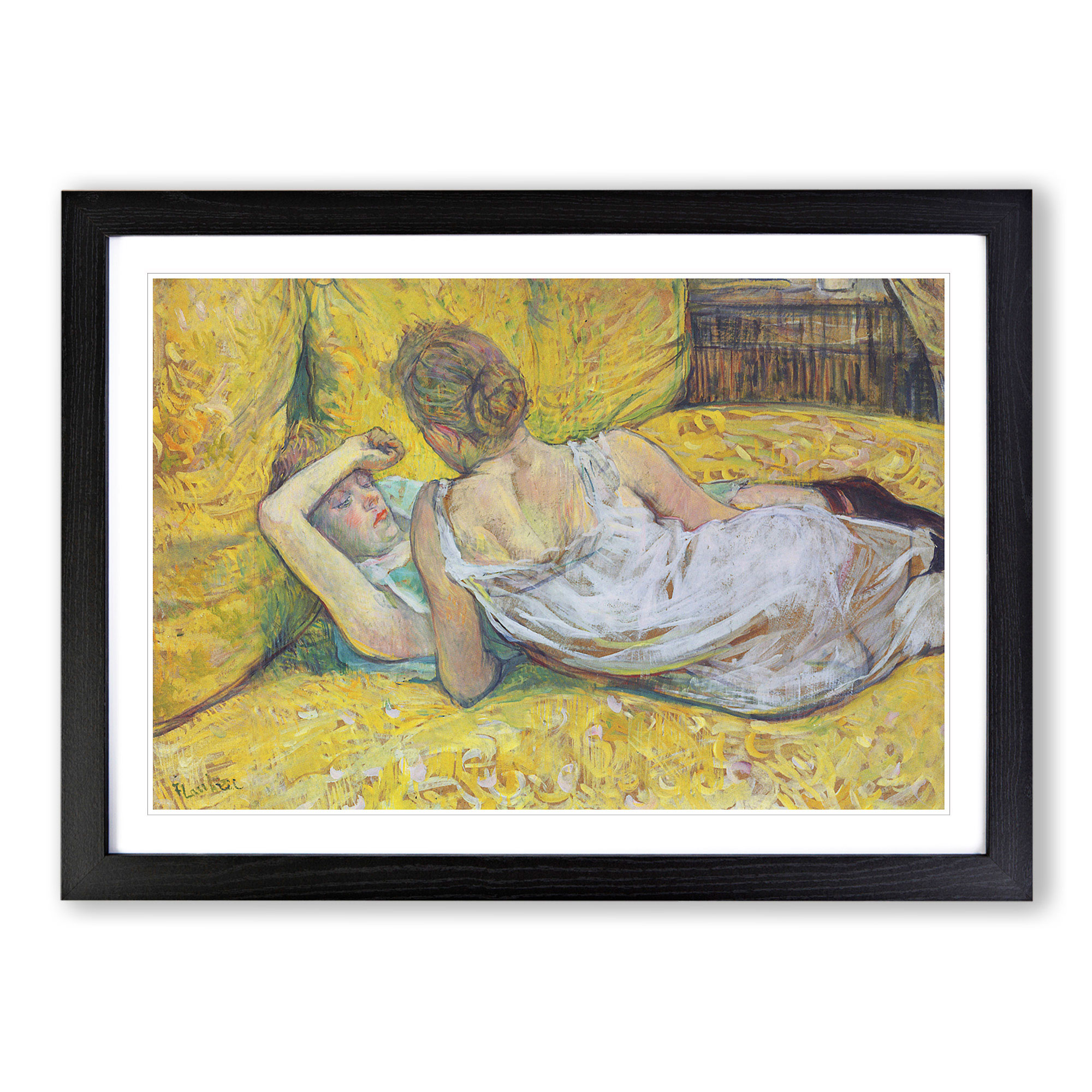 Abandonment By Henri De Toulouse-Lautrec Wall Art Print Framed Picture Poster - Picture 6 of 9