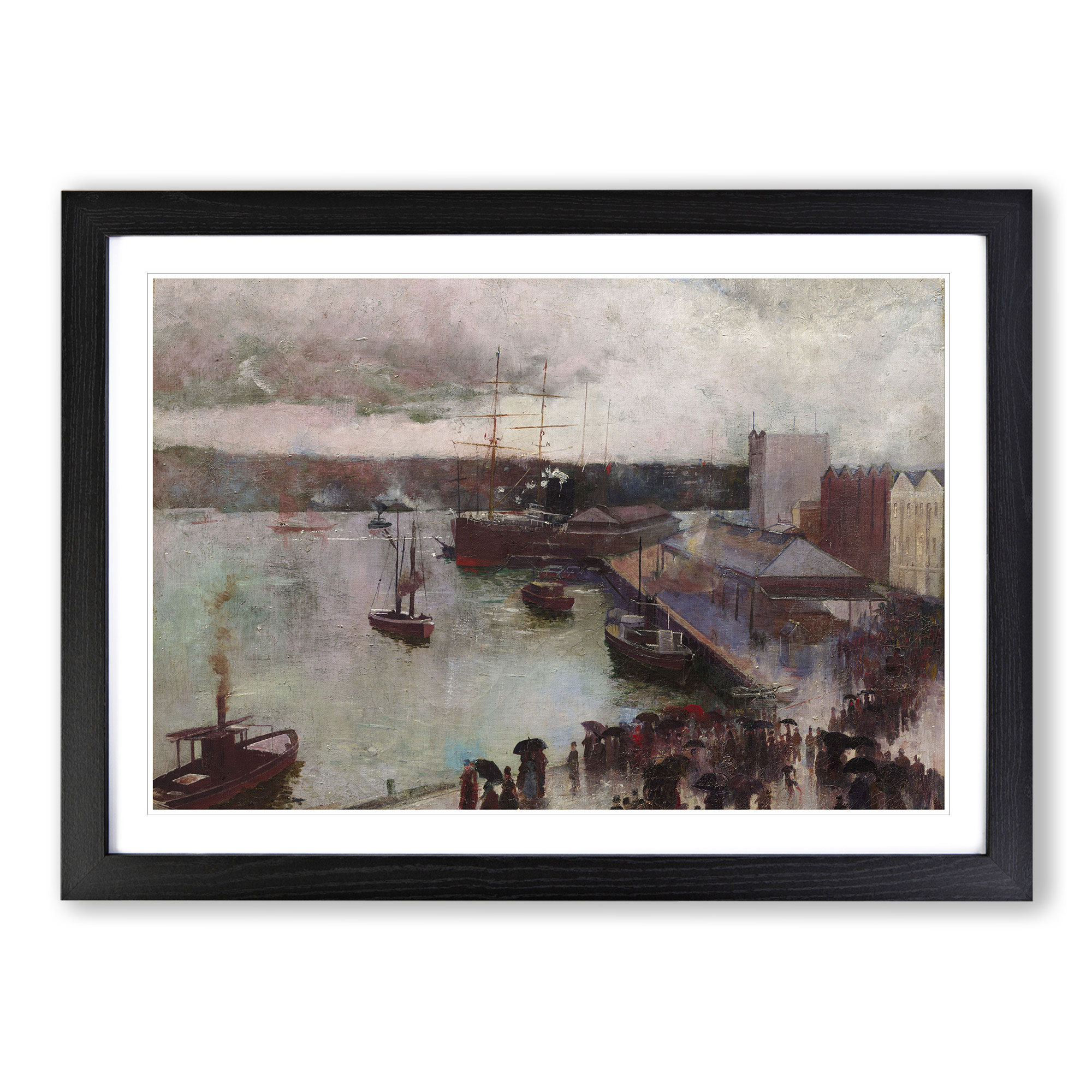 Departure Of The Orient By Charles Conder Wall Art Print Framed Picture ...