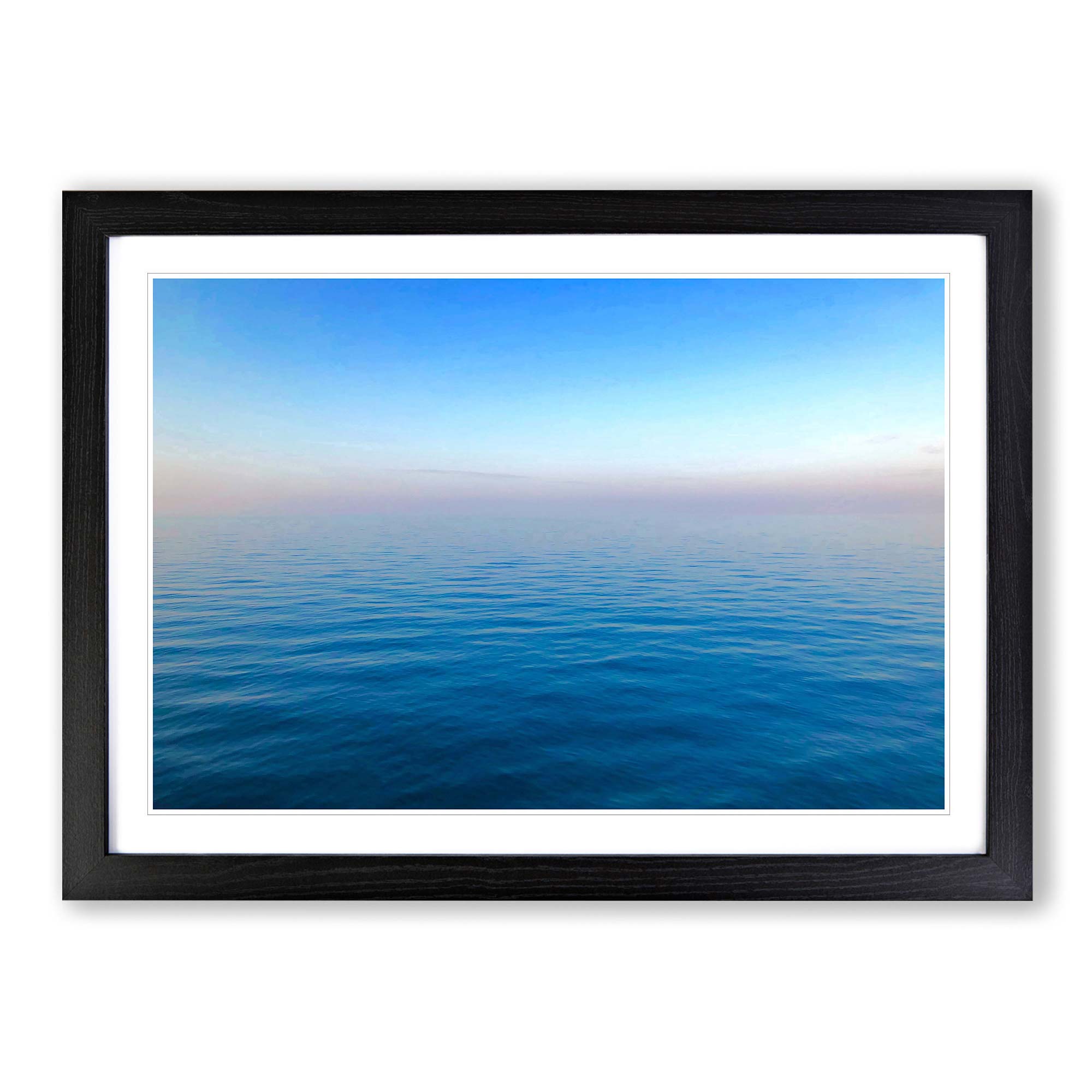 Friedlicher Horizont Gerahmte Leinwand Wandbild Kunstdruck Poster Bild, Wohndeko - Bild 6 von 9