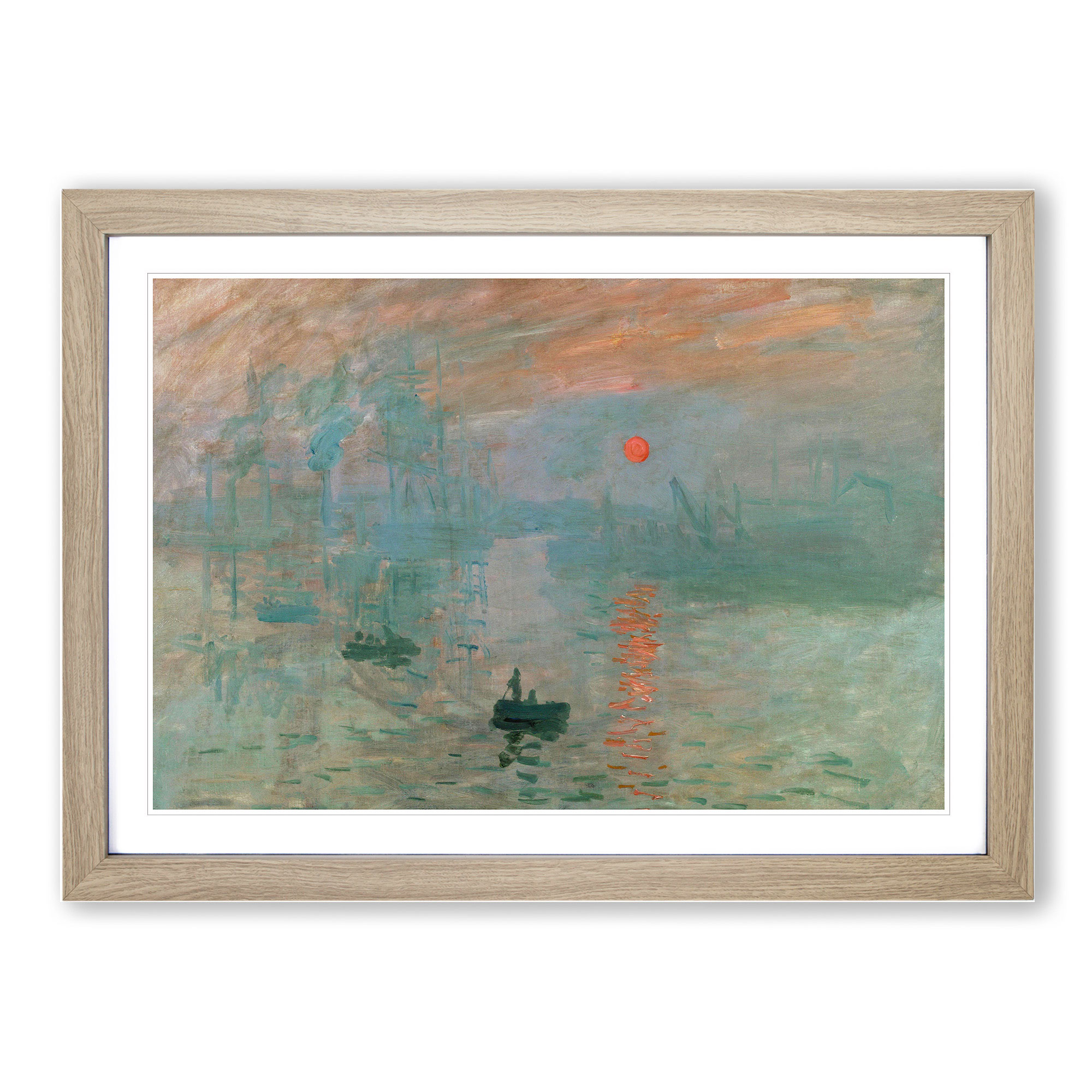 Impression, Sunrise - Claude Monet - Framed art Print main image 1