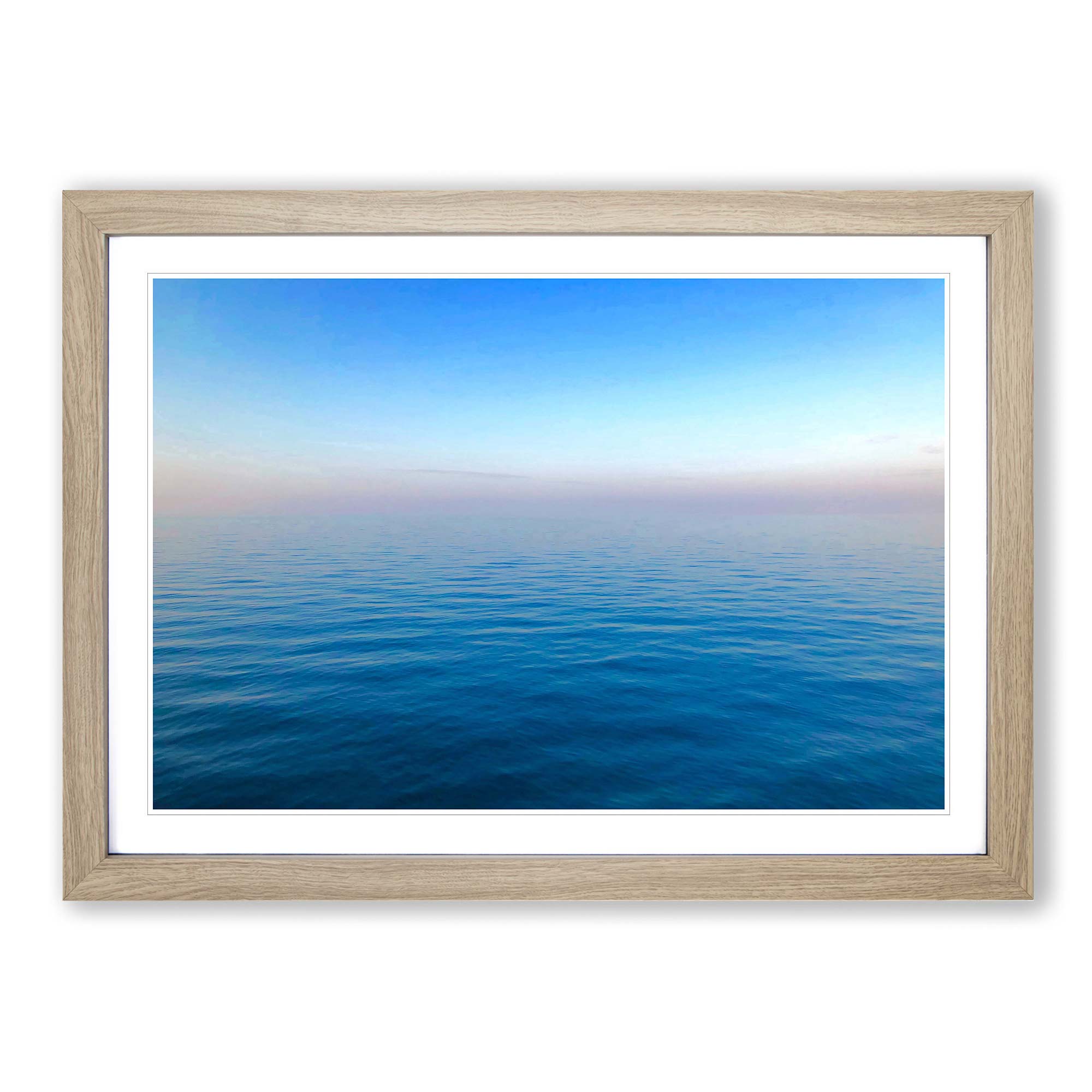 Friedlicher Horizont Gerahmte Leinwand Wandbild Kunstdruck Poster Bild, Wohndeko - Bild 7 von 9