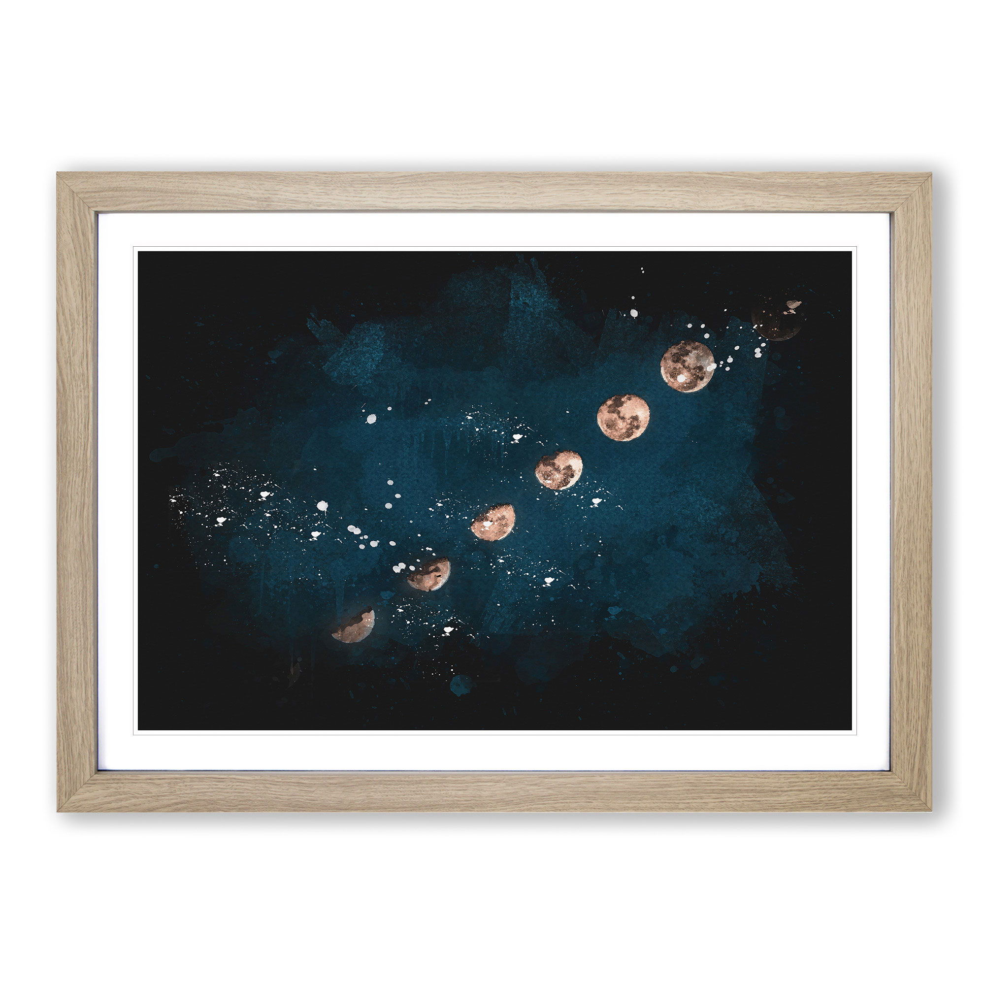 Story of the Moon Framed Canvas Wall Art Print Poster Picture, Home Decor - Picture 7 of 9