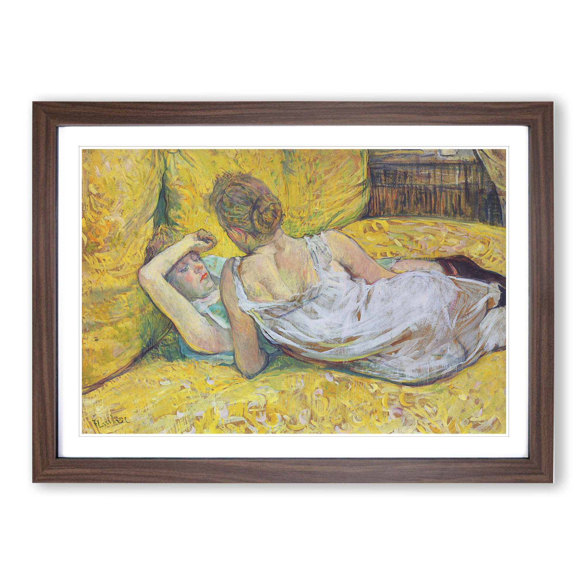 Abandonment By Henri De Toulouse-Lautrec Wall Art Print Framed Picture Poster - Picture 8 of 9