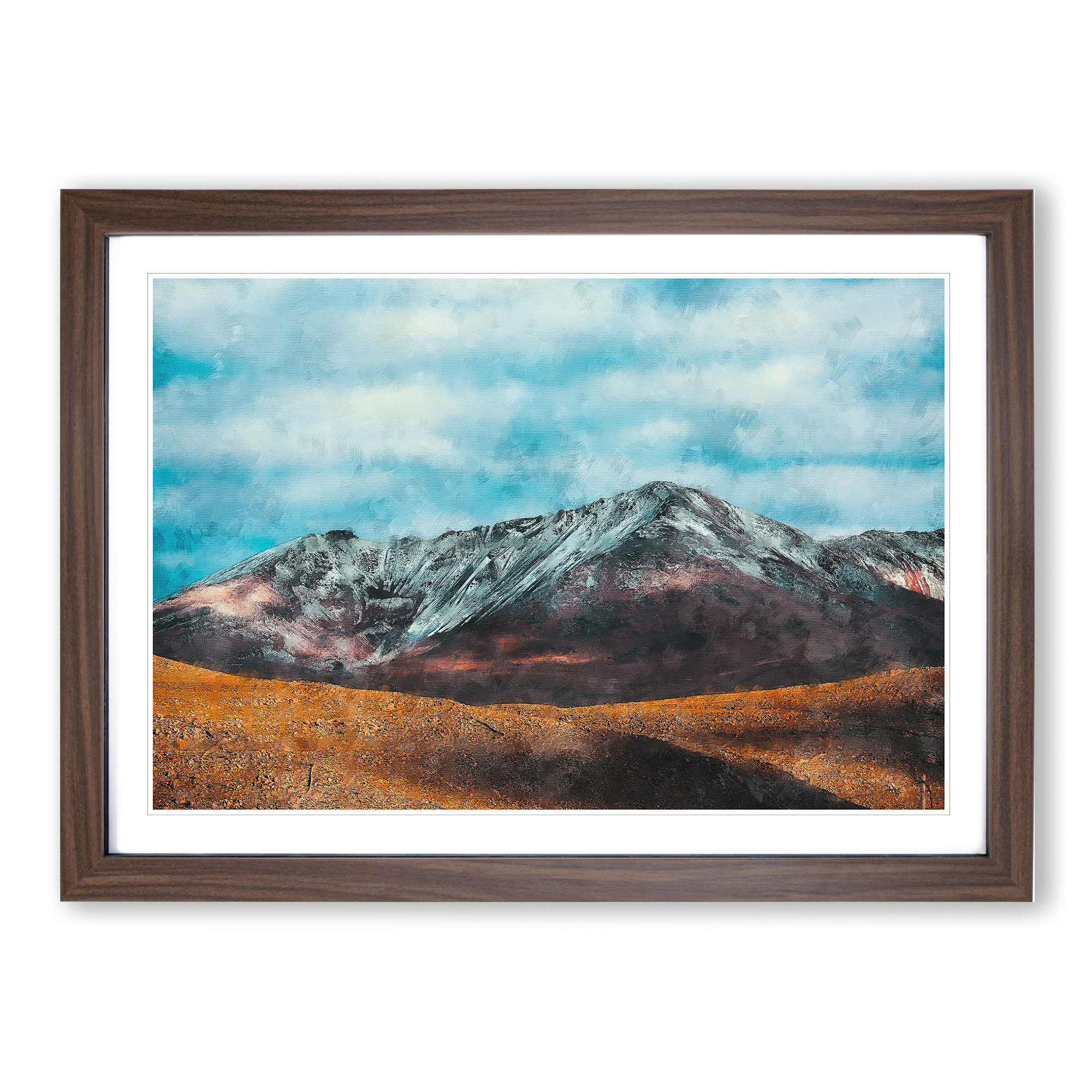 Chacaltaya Berg in Bolivien gerahmte Leinwand Wandkunst Poster Druck Bild - Bild 8 von 9