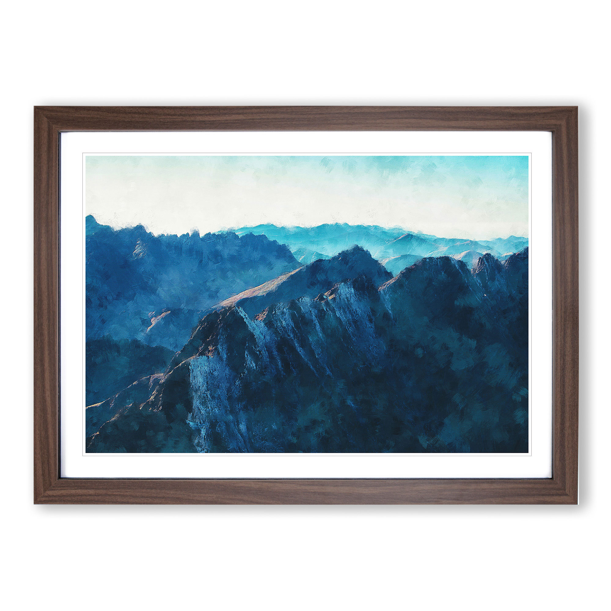 Cuadro póster impresión arte pared lienzo enmarcado cordillera en Eslovaquia - Imagen 8 de 9