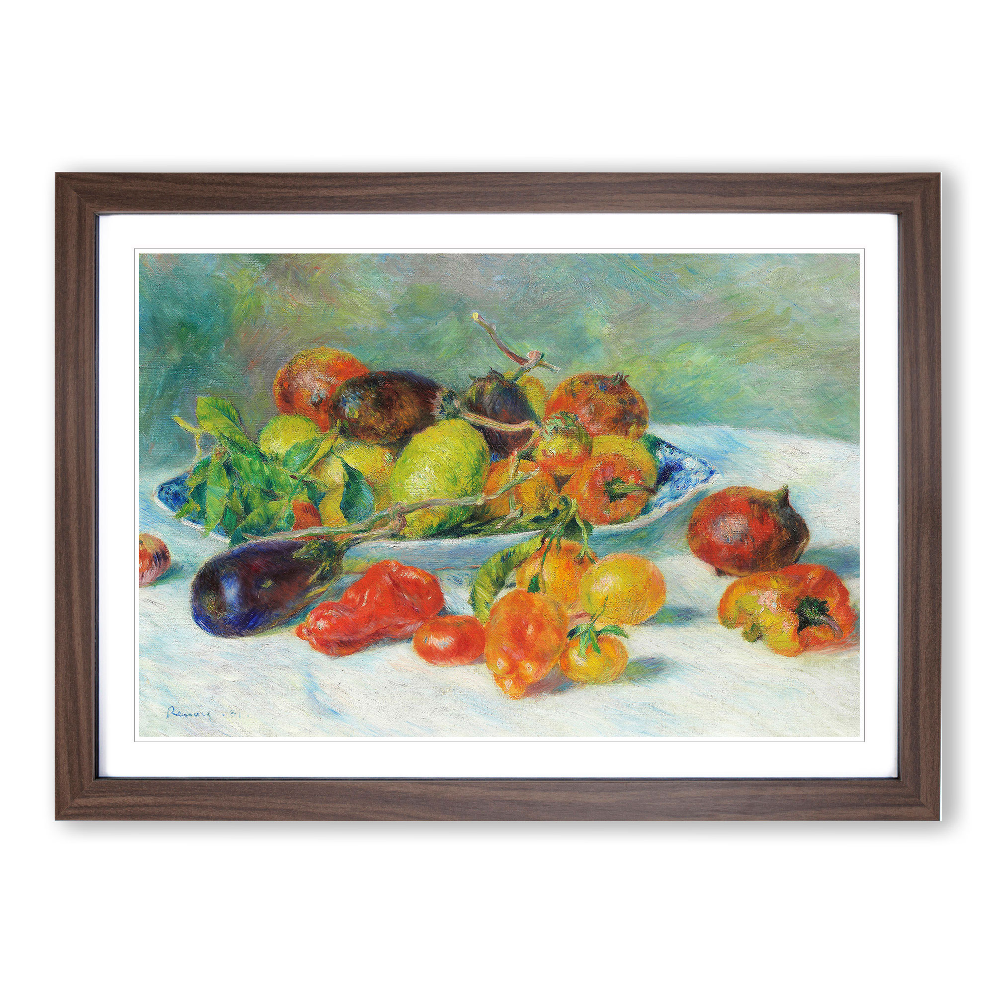 Still Life With Fruits Vol.4 By Pierre-Auguste Renoir Wall Art Print Framed - Picture 8 of 9