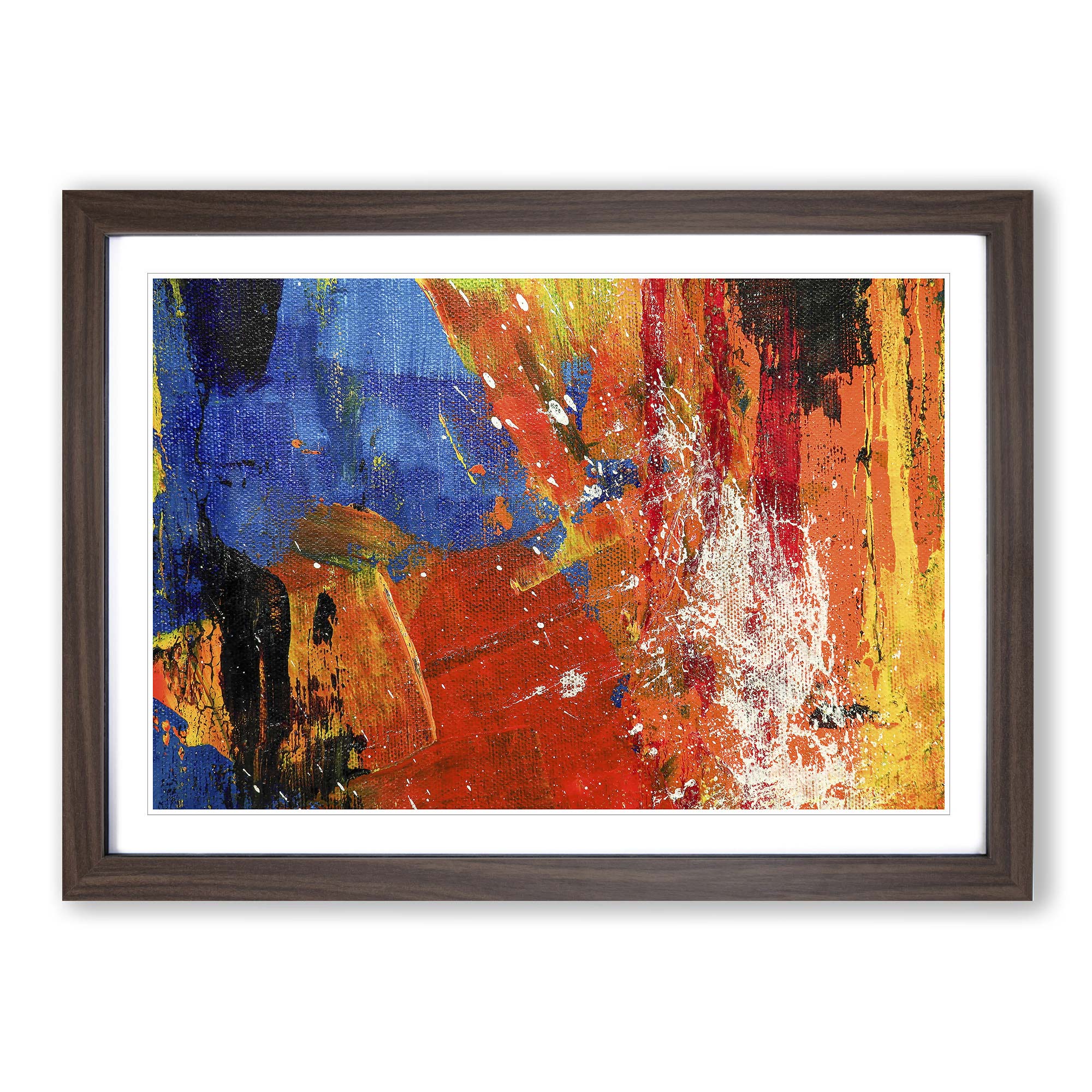 Abstract Art Painting Vol.27 Framed Wall Art Print Large Picture ...